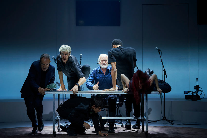 'Memorias de Adriano' antzezlanaren une bat. ARRIAGA ANTZOKIA