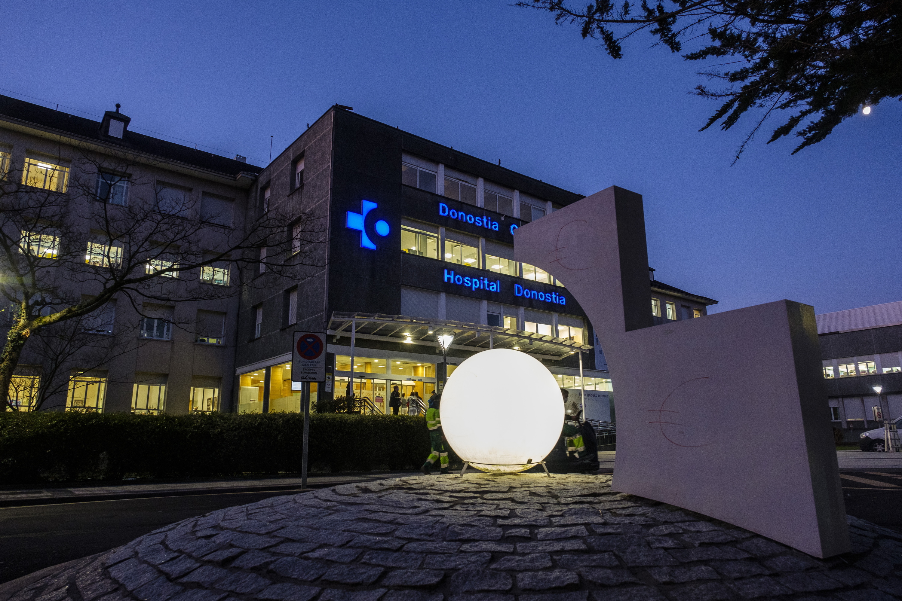 Donostia ospitalea, artxiboko irudi batean. JON URBE / FOKU