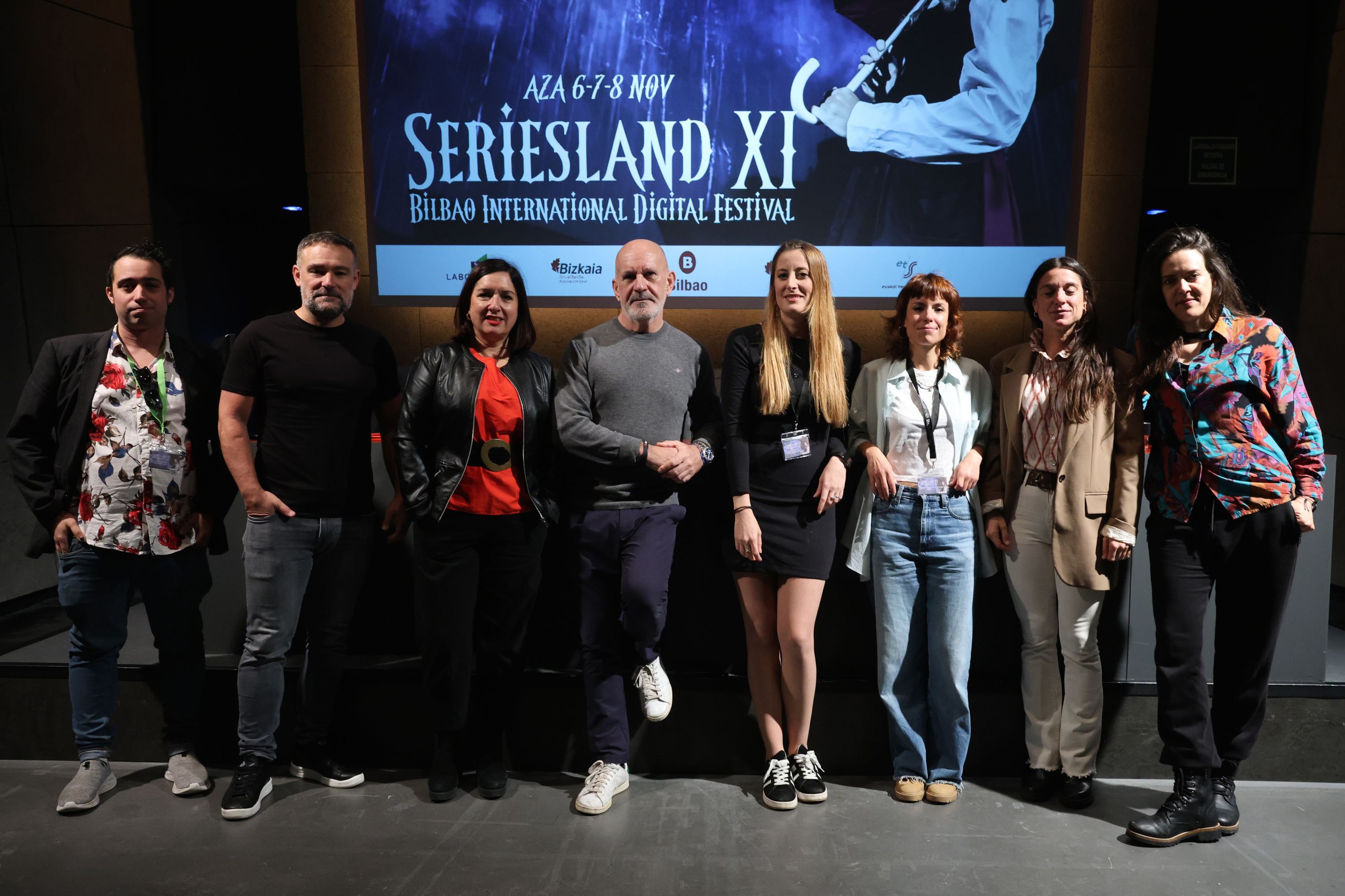 Bilboko 11. Seriesland websailen jaialdiaren aurkezpena, gaur. OSKAR MATXIN EDESA / FOKU