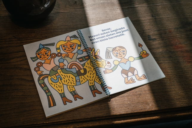 Dom Campistronen 'Etxean' liburuko pasarte bat. GUILLAUME FAUVEAU Dom Campistronen 'Etxean' liburuko pasarte bat. GUILLAUME FAUVEAU