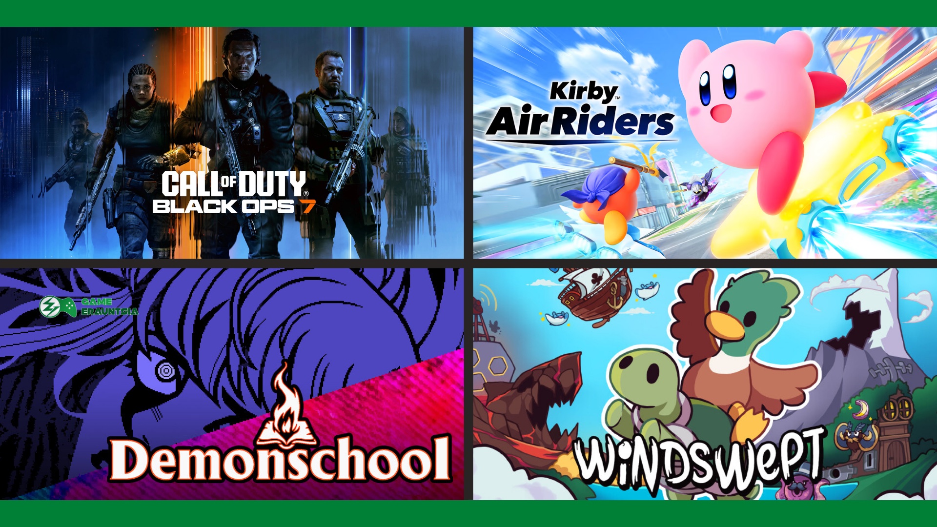 Azaroko telesailak. GAME ERAUNTSIA