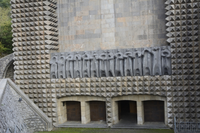 Arantzazuko basilikako irudi bat. BERRIA Arantzazuko basilikako irudi bat. BERRIA