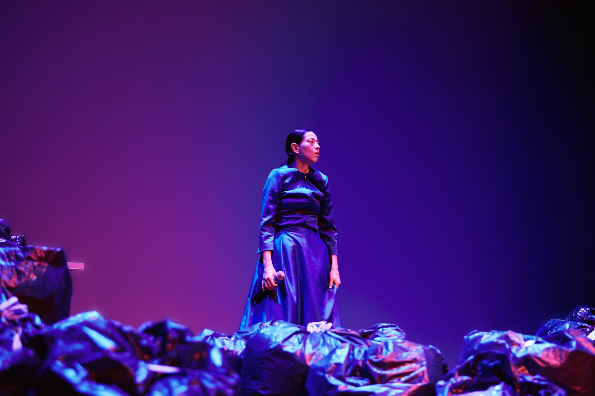 Antzezlanaren irudi bat. LEAF HOPPER / DAVID SIMON 