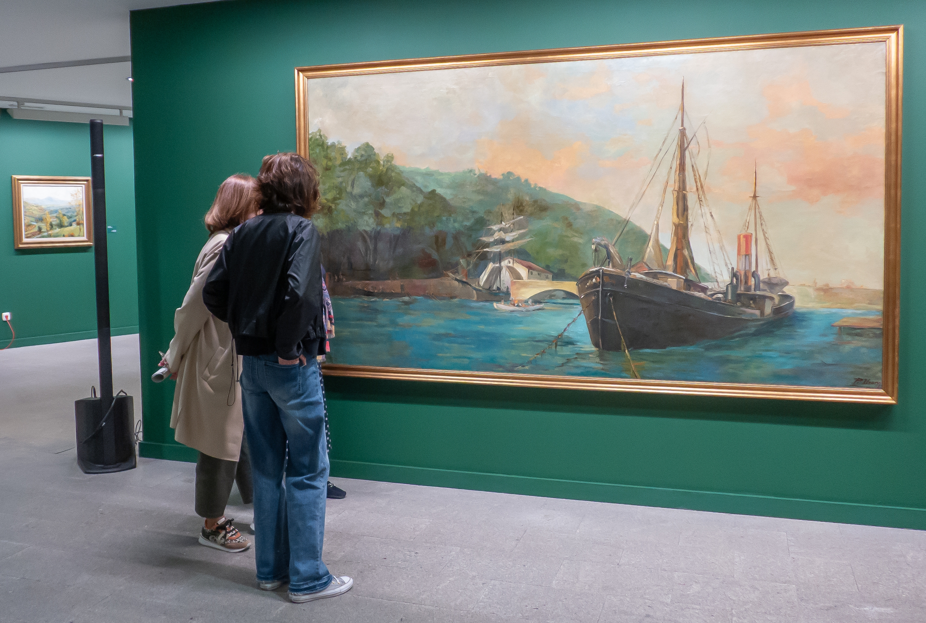 'Hurbileko paisaiak' erakusketa, Arabako Arte Ederren Museoan. ANDONI CANELLADA / FOKU