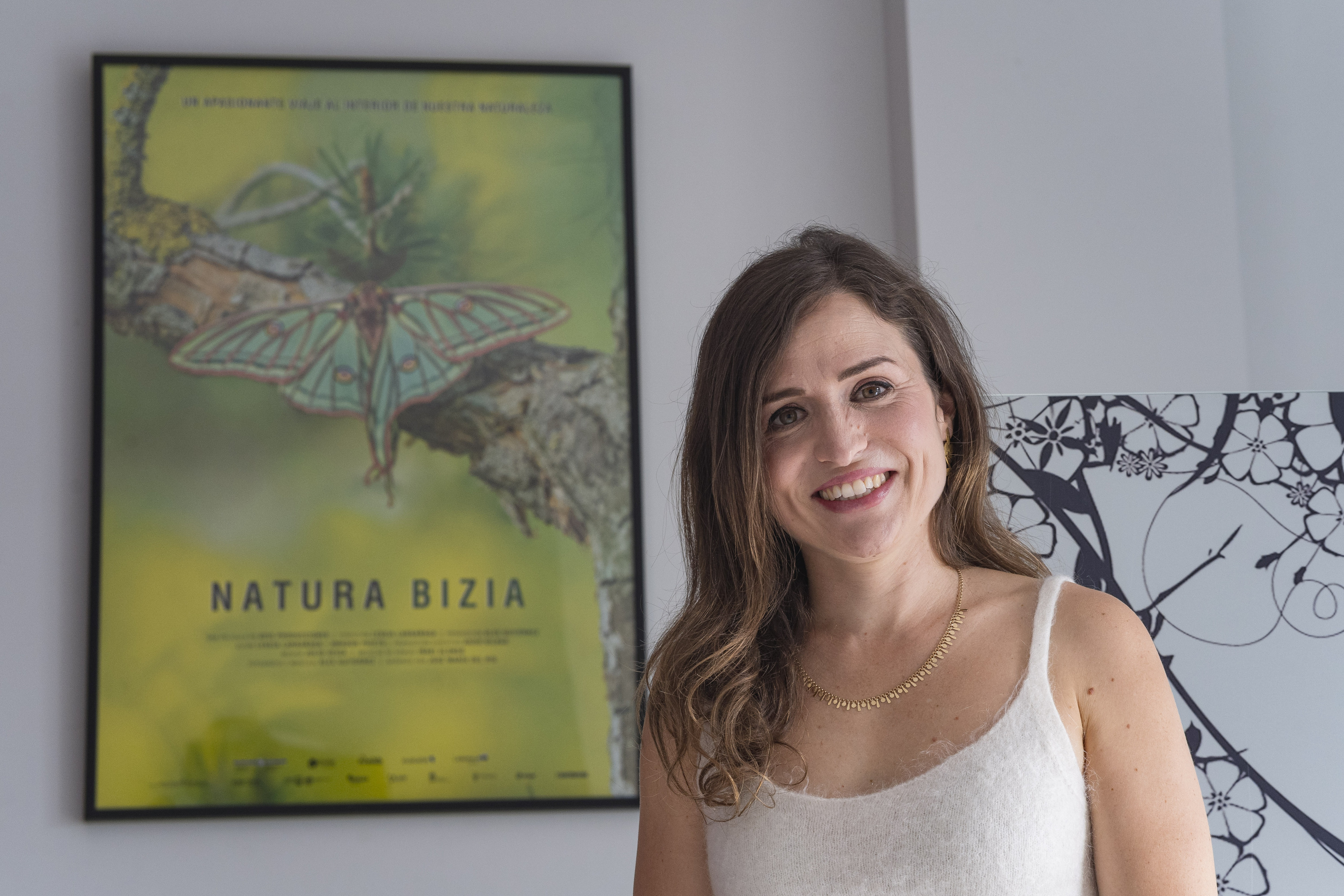 Lexeia Larrañaga 'Natura bizia' dokumentalaren zuzendaria. ARITZ LOIOLA / FOKU