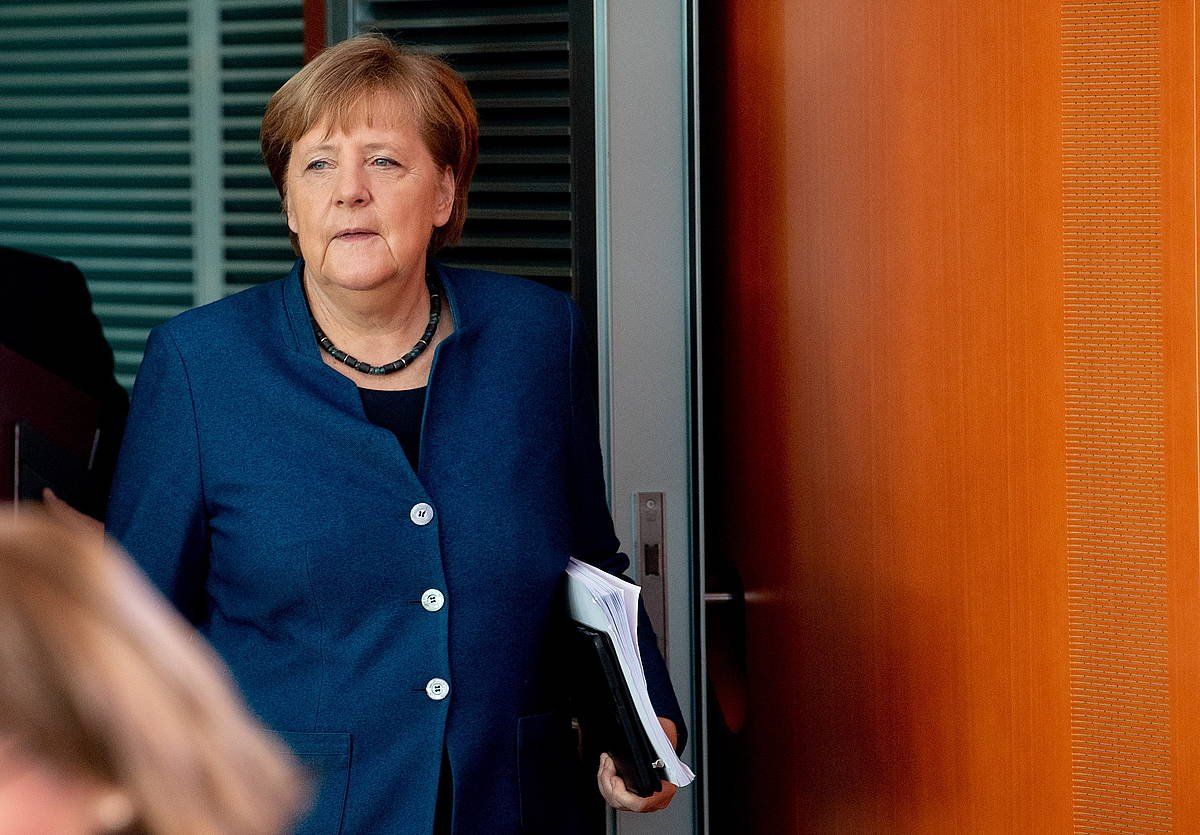 Angela Merkel, Alemaniako kantzilerra. FILIP SINGER, EFE