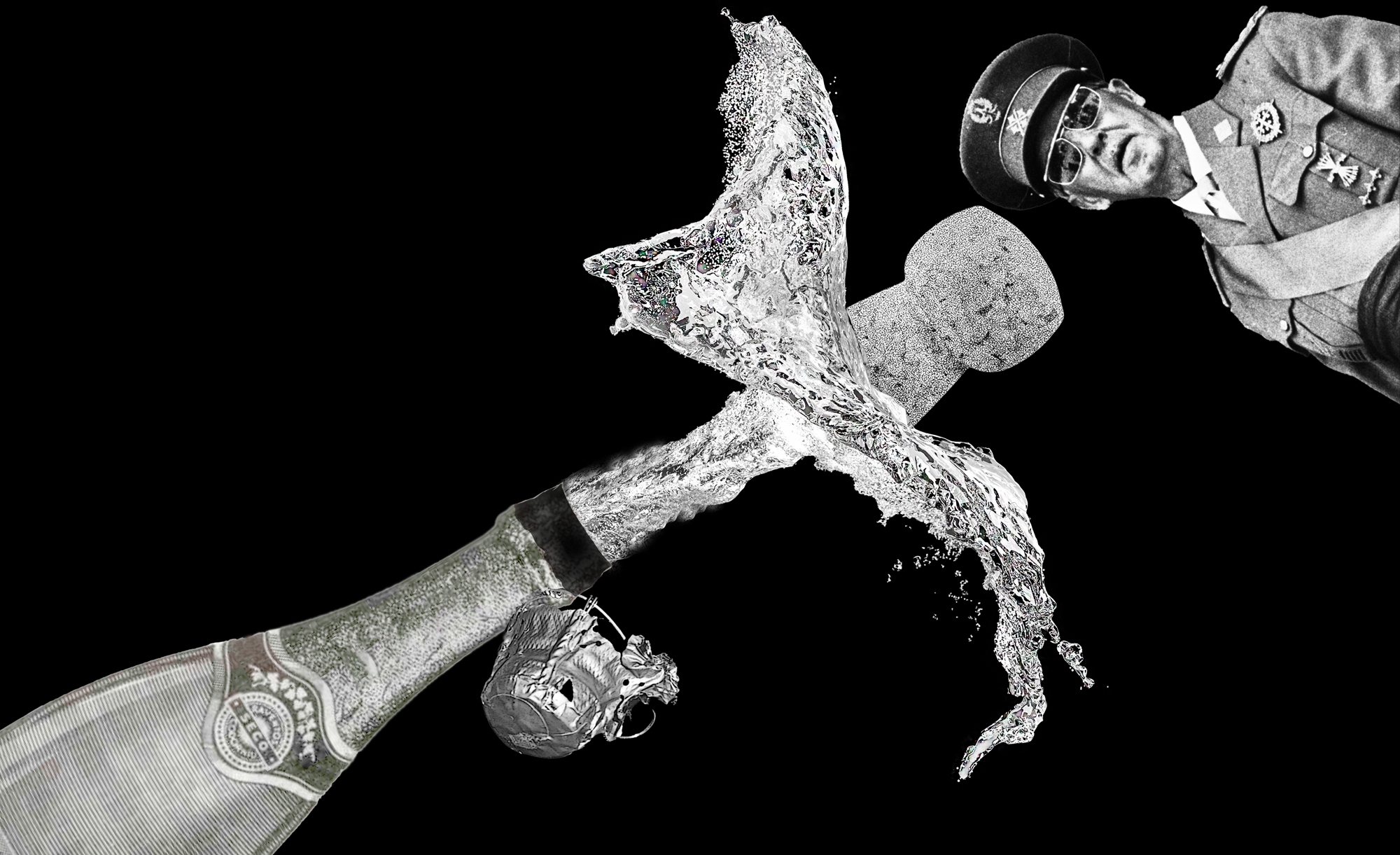 Franco hil zen egunean, xanpaina edanez ospatu zuen hilberria jende askok. BERRIA