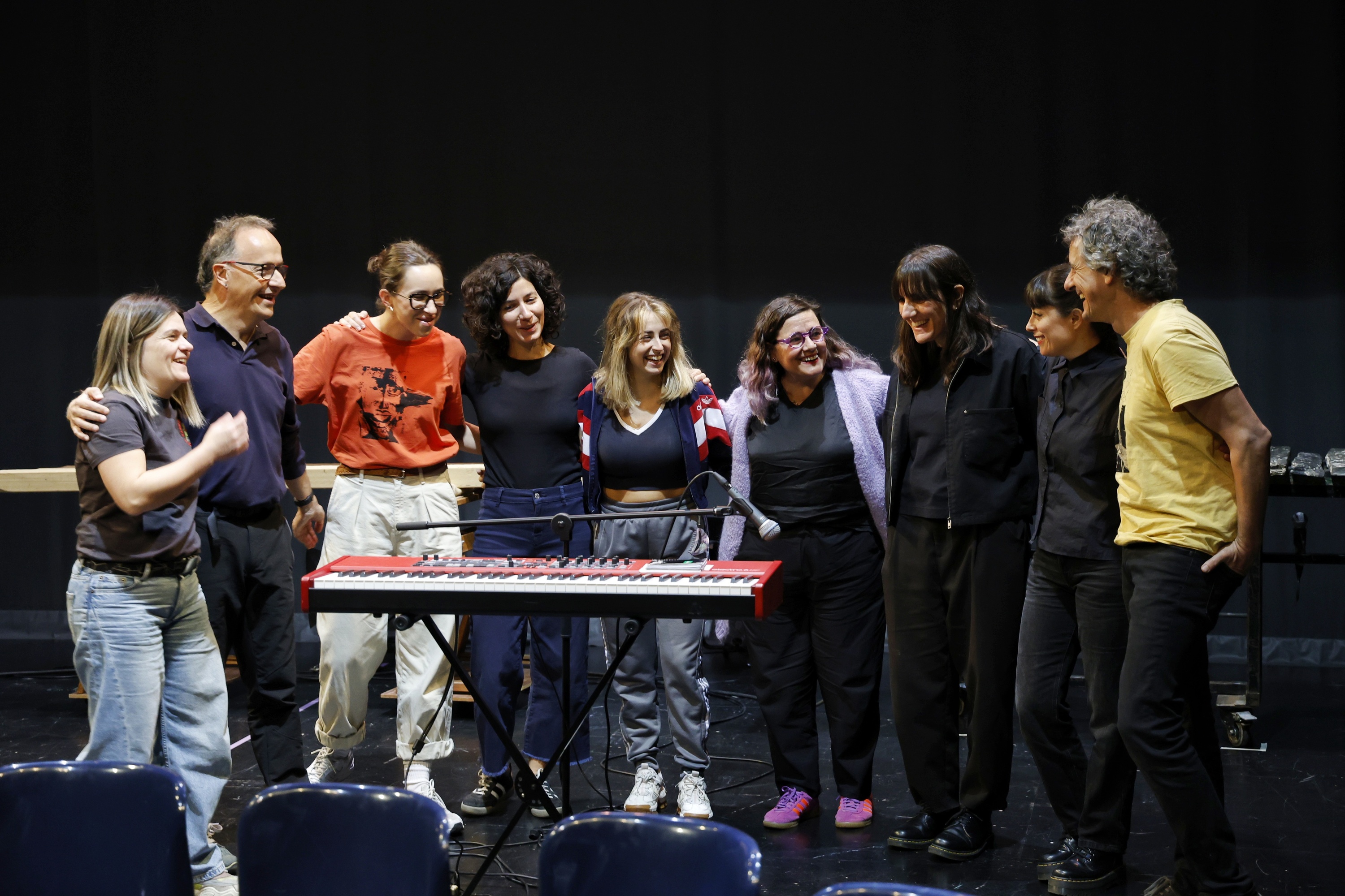 'Ikimilikiliklik Vol.2' obraren prentsaurrekoa, gaur, Urnietan. MAIALEN ANDRES / FOKU