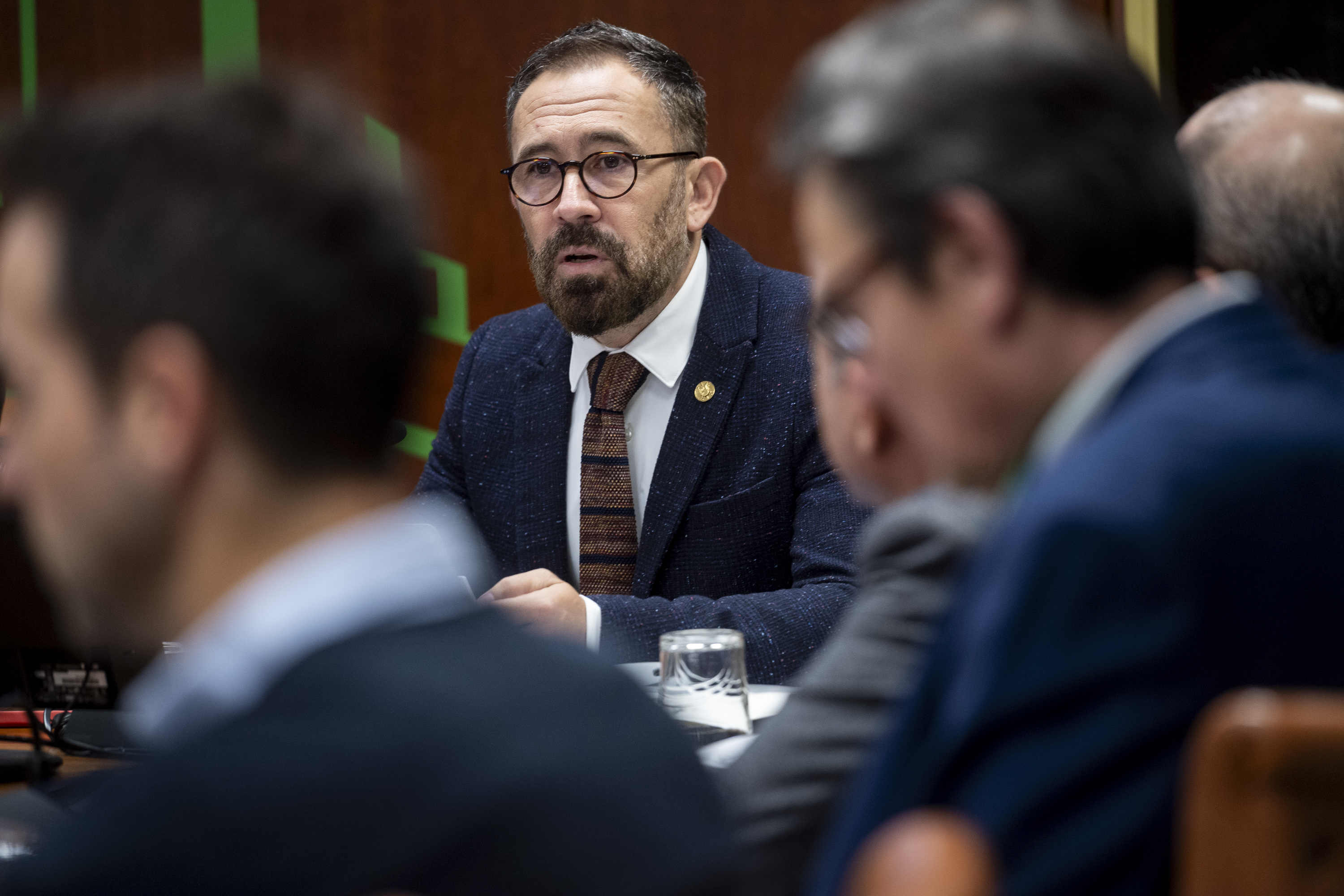 Denis Itxaso, gaur, Eusko Legebiltzarrean. JAIZKI FONTANEDA / FOKU