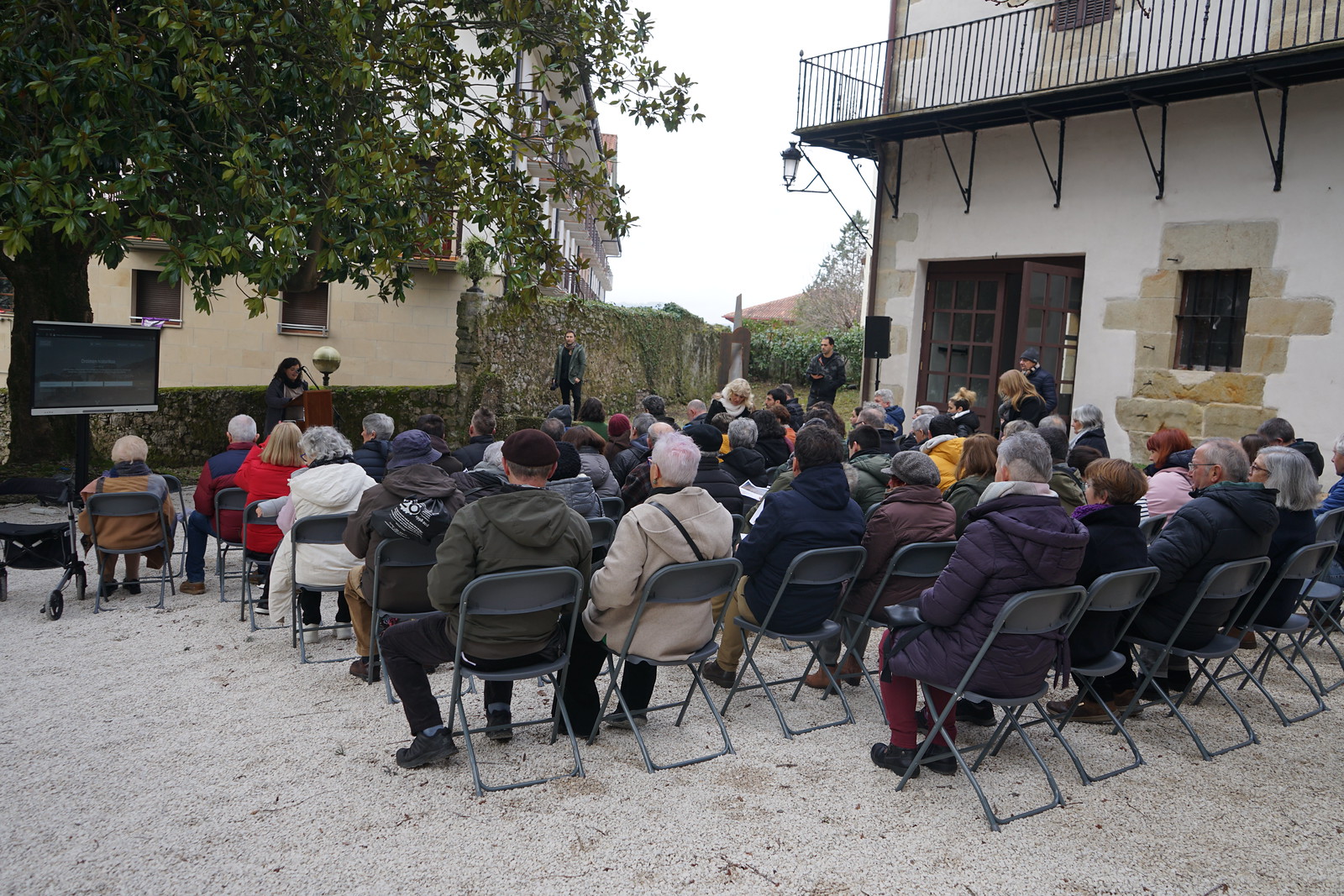 'Oroimena eta egia, bizikidetzaren bidea' zikloa, 2023ko otsailean, Oiartzunen. ANE MENDIZABAL SARRIEGI