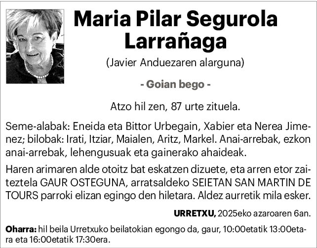 Maria Pilar Segurola 2x2