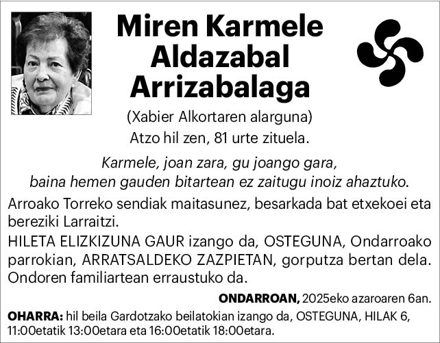 Miren Karmele Aldazabal 2x2