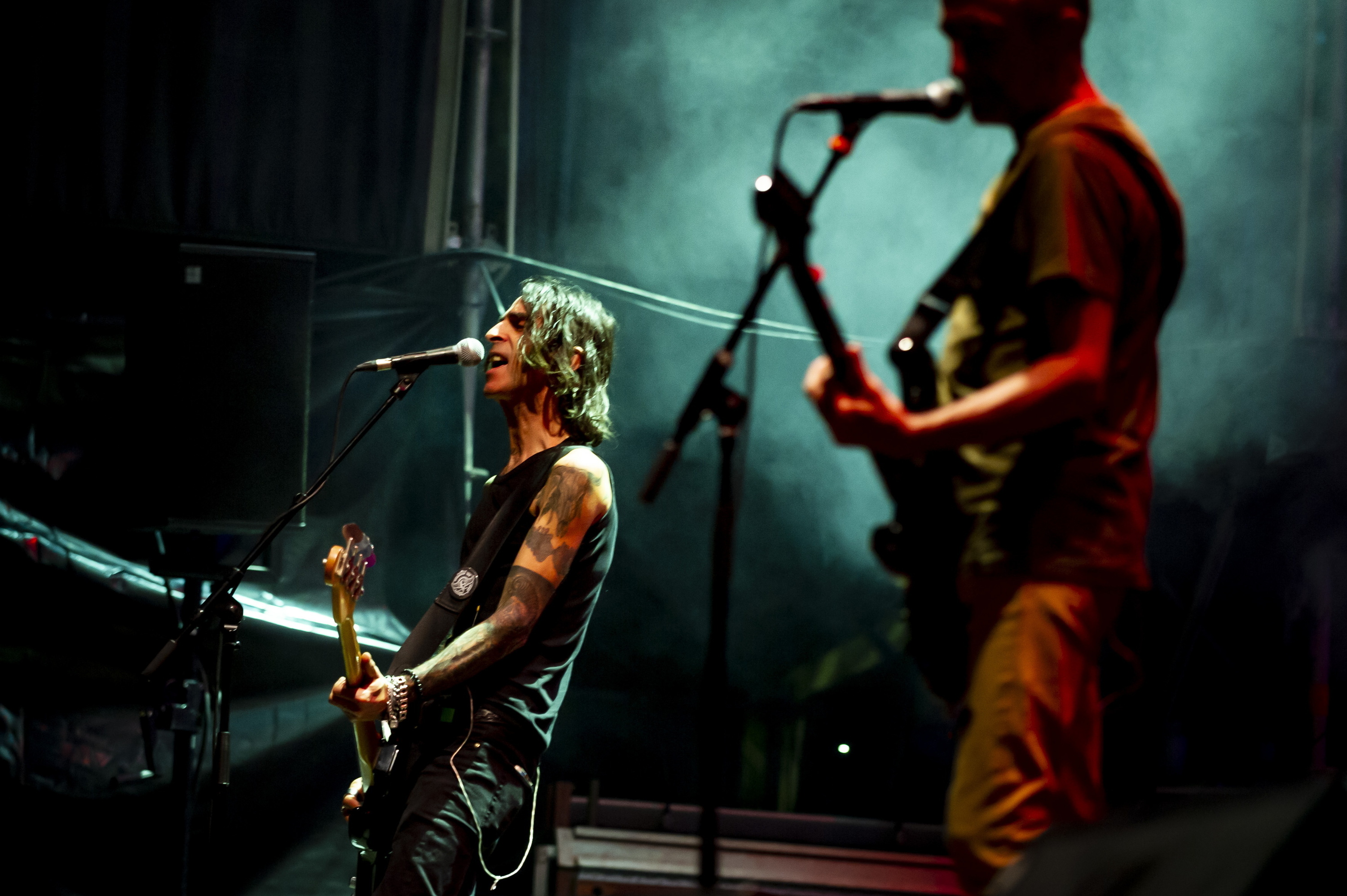 Delirium Tremens taldearen kontzertua Azkena Rock jaialdian, 2022an. JAIZKI FONTANEDA / FOKU