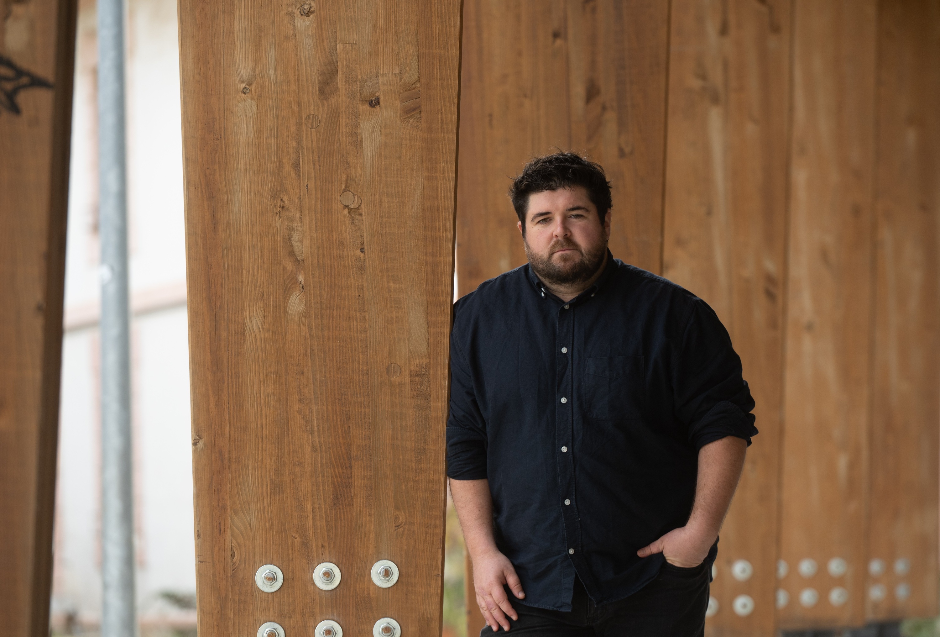 Oier Plaza zuzendaria atzo, Gernikan. GORKA RUBIO / FOKU