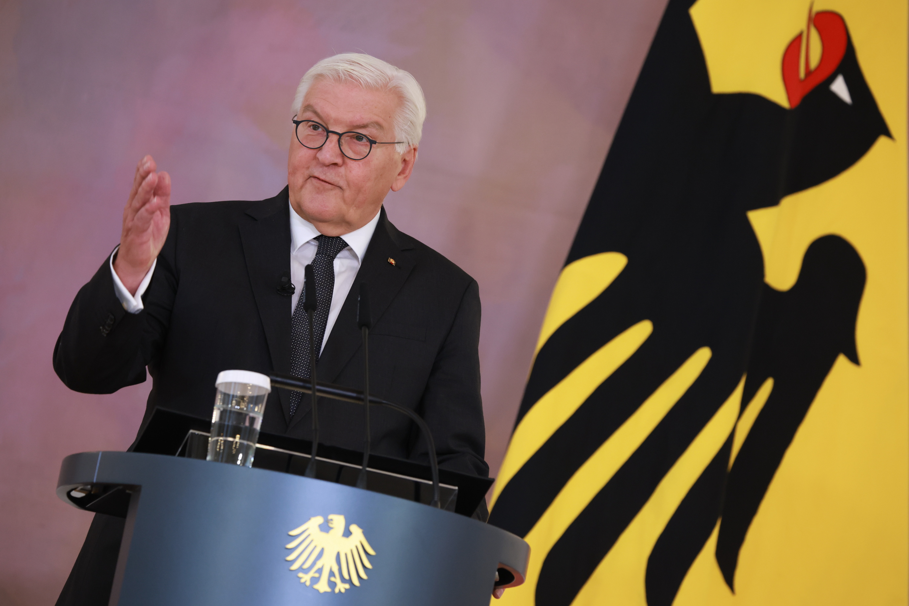 Frank-Walter Steinmeier Alemaniako presidente federala, artxiboko irudi batean. CLEMENS BILAN/EFE