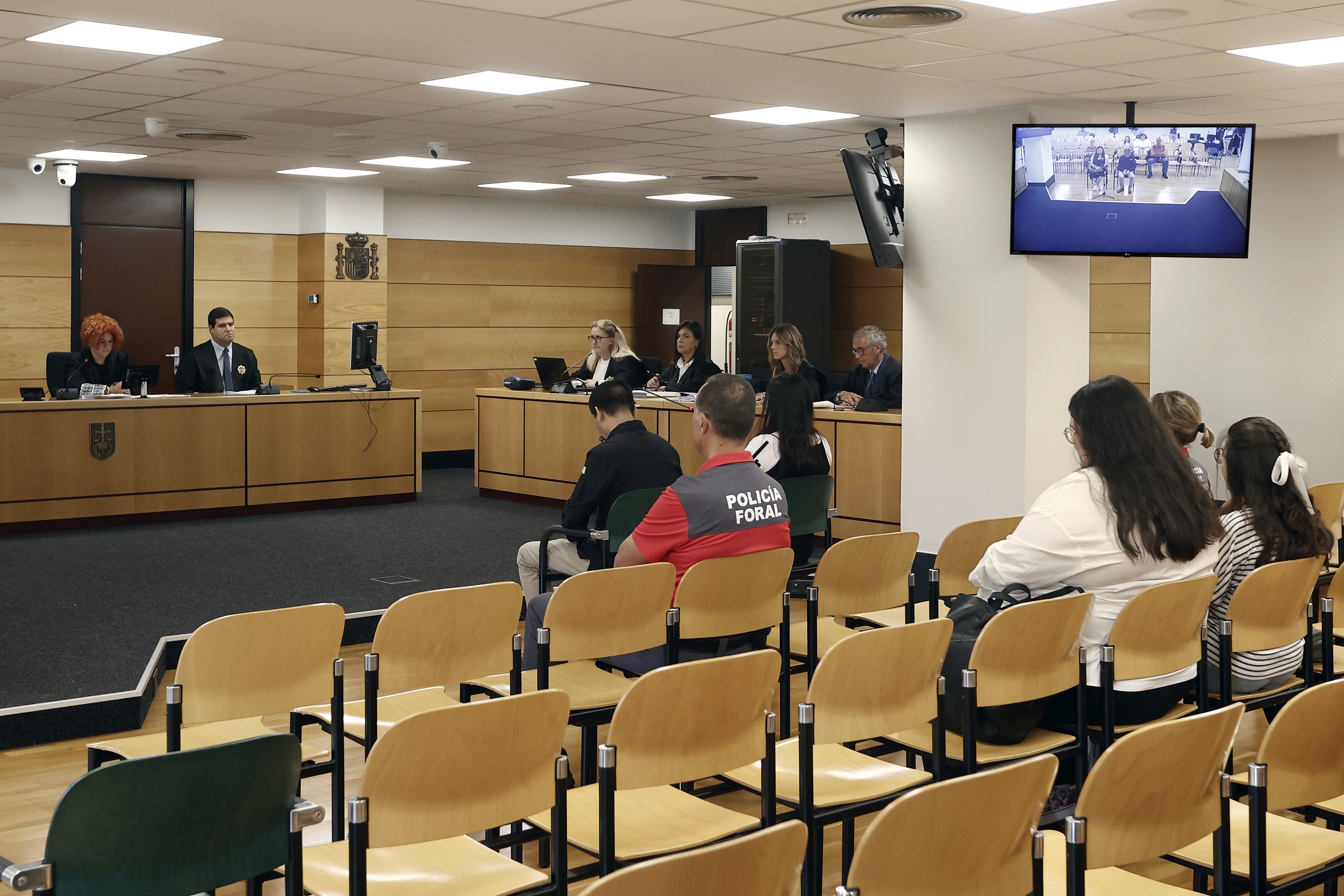 Nafarroako Probintzia auzitegian eginiko epaiketa bat, artxiboko irudi batean. JESUS DIGES / EFE