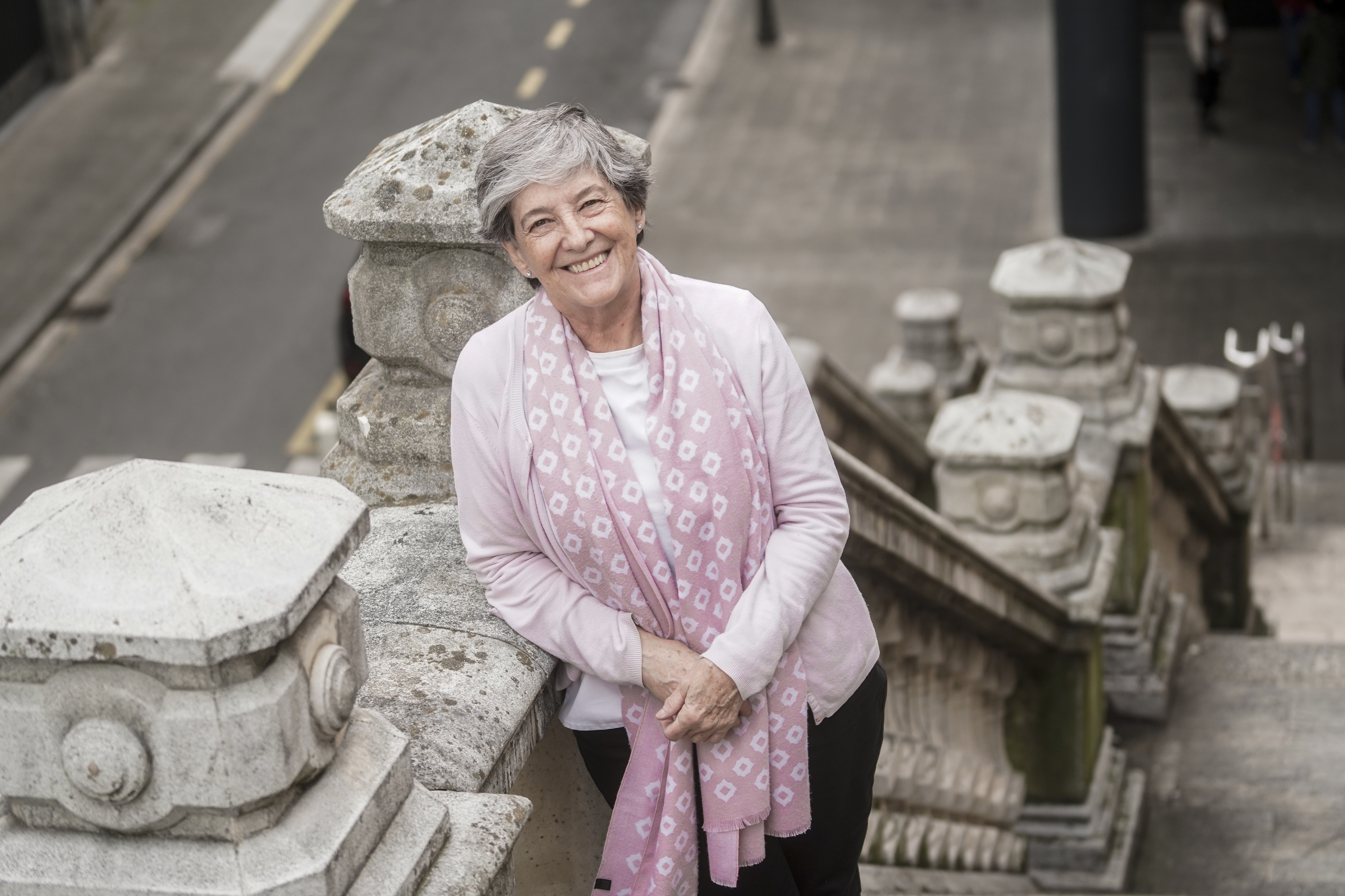 Laura Mintegi idazle eta unibertsitateko irakaslea, Bilbon. MARISOL RAMIREZ / FOKU