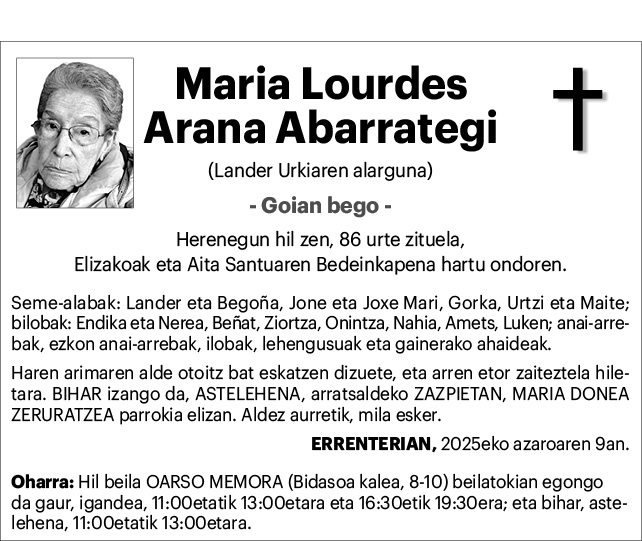 Maria Lourdes Arana 2x2