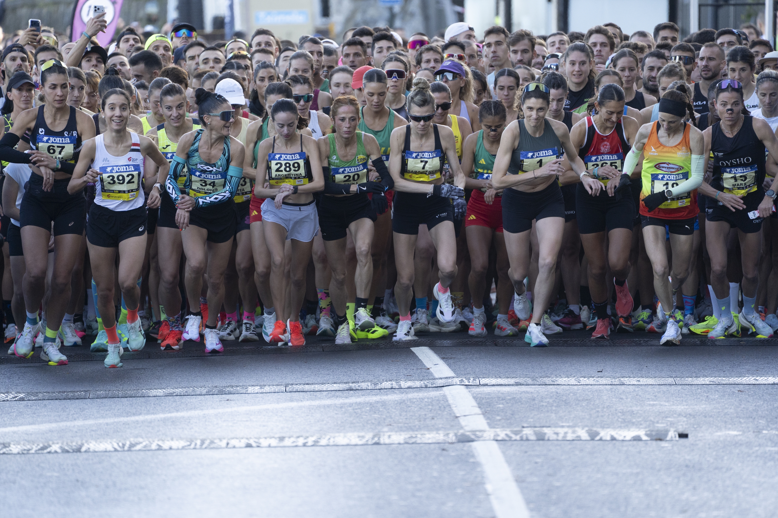 Behobia-Donostian 28.000 korrikalarik hartu dute parte. JAGOBA MANTEROLA / FOKU