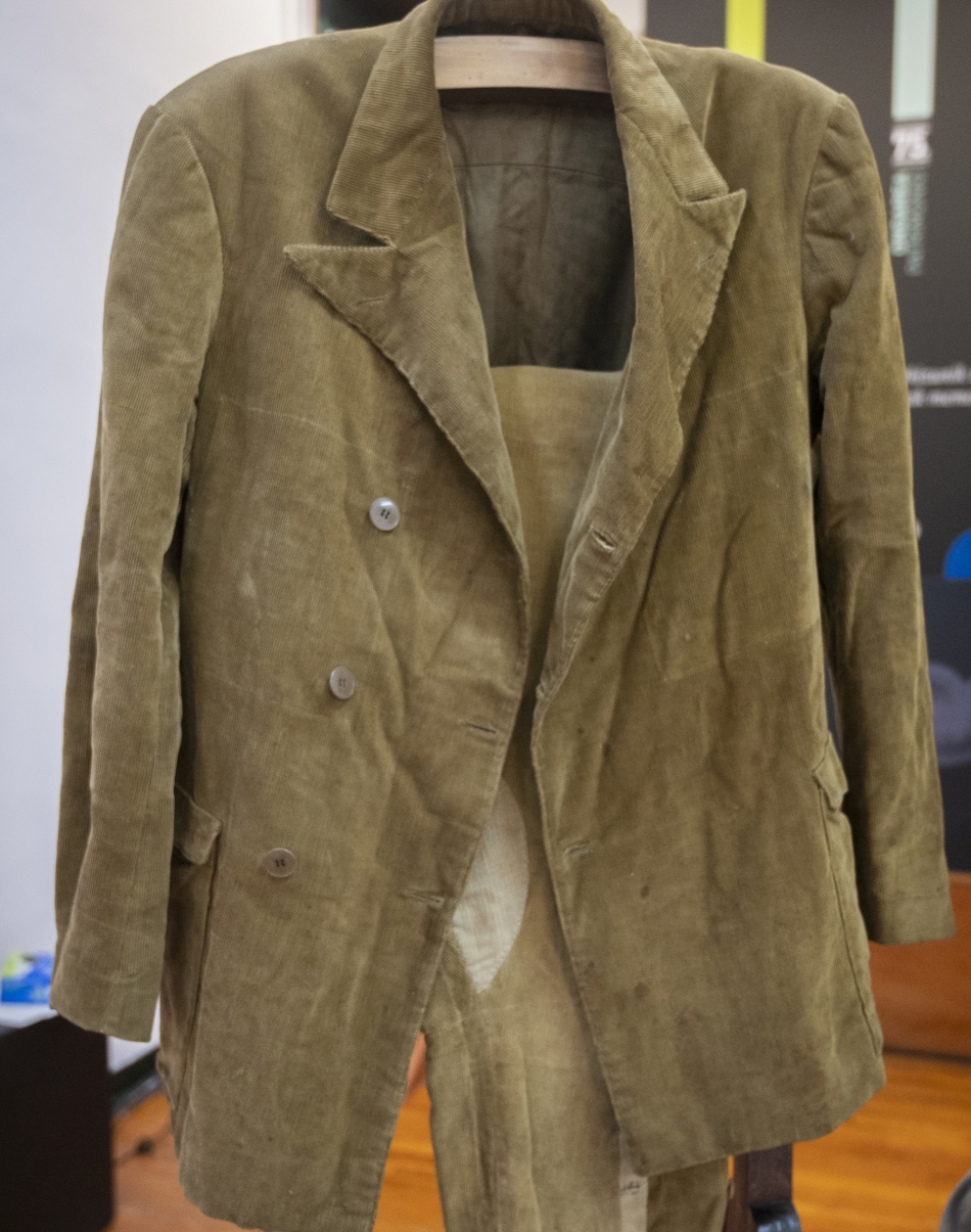 Antonio Goikoetxea Egañaren uniformea. GORKA RUBIO / FOKU