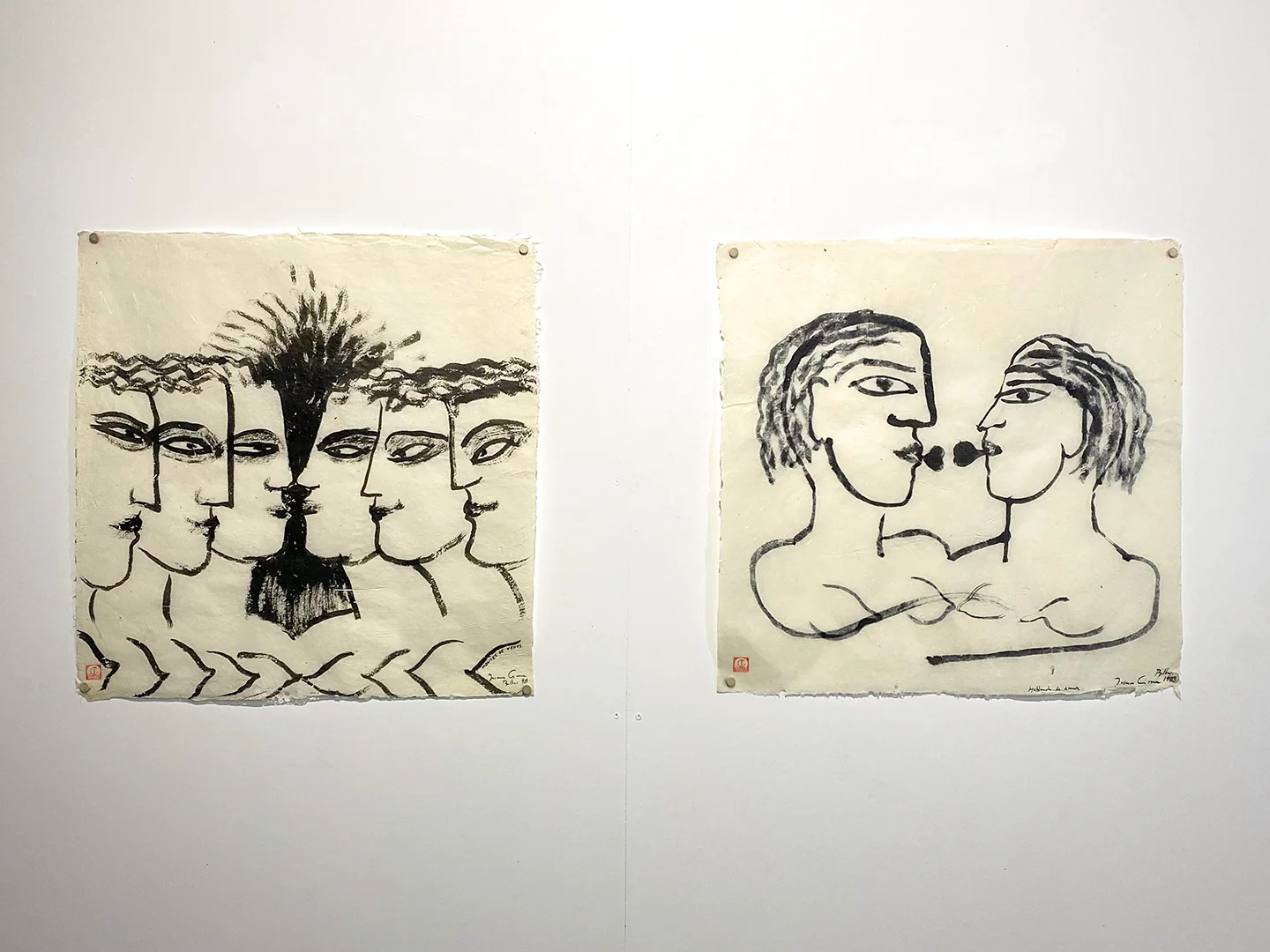 Juana Cima artistaren lanak Bilboko La Taller gunean. LA TALLER