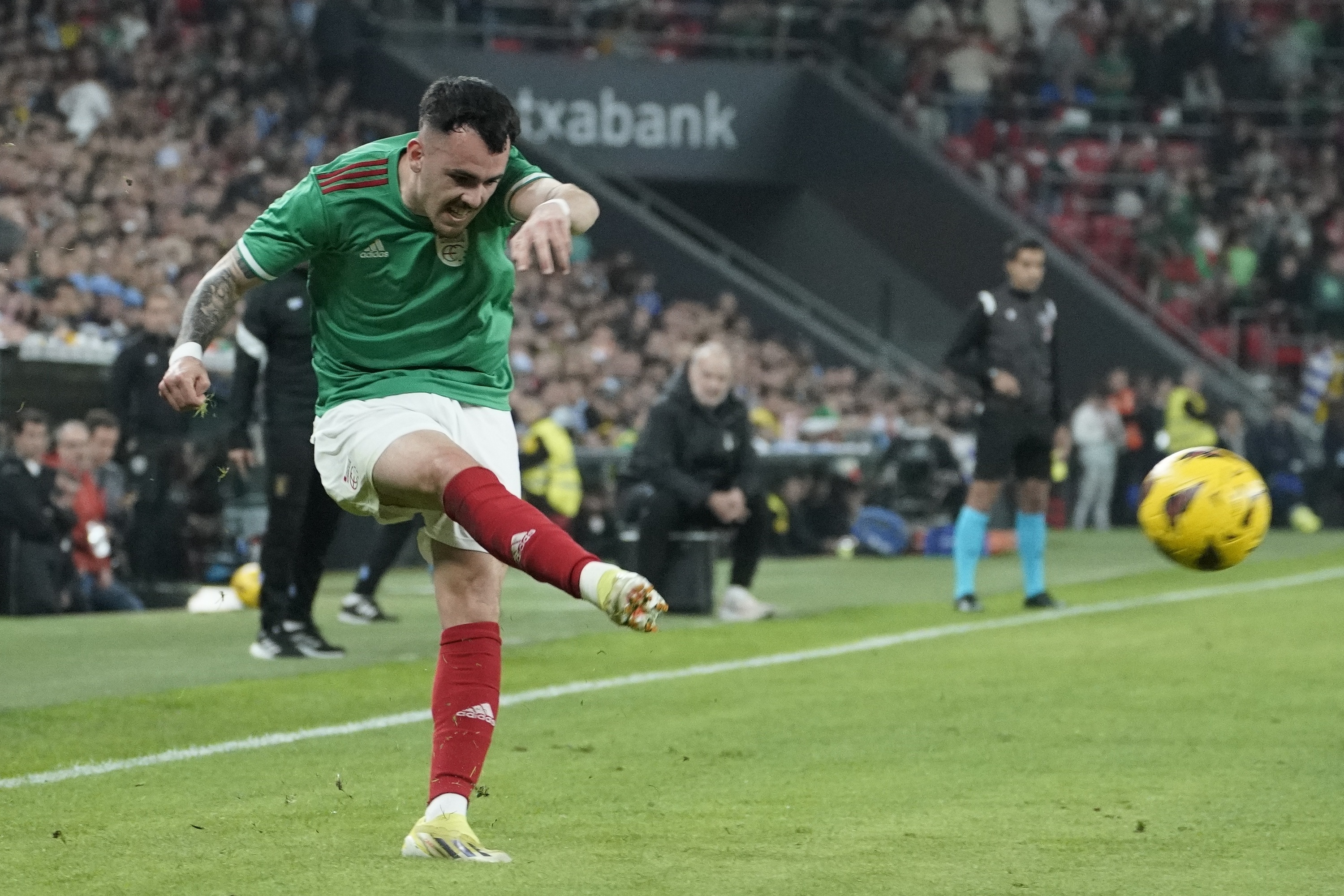 Euskal selekzioaren partida bat, iazko martxoan. ARITZ LOIOLA / FOKU