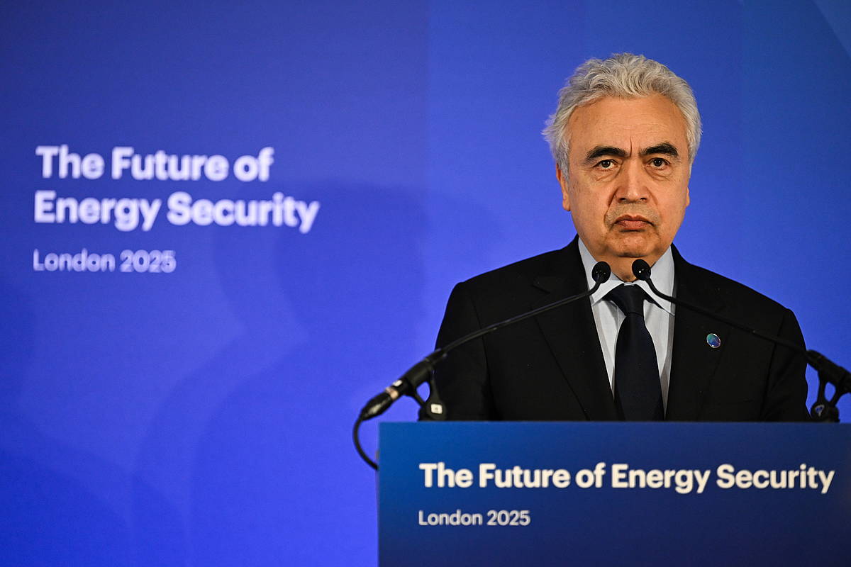 Fatih Birol IEAko presidentean, artxiboko irudian. CHRIS J. RATCLIFFE / EFE