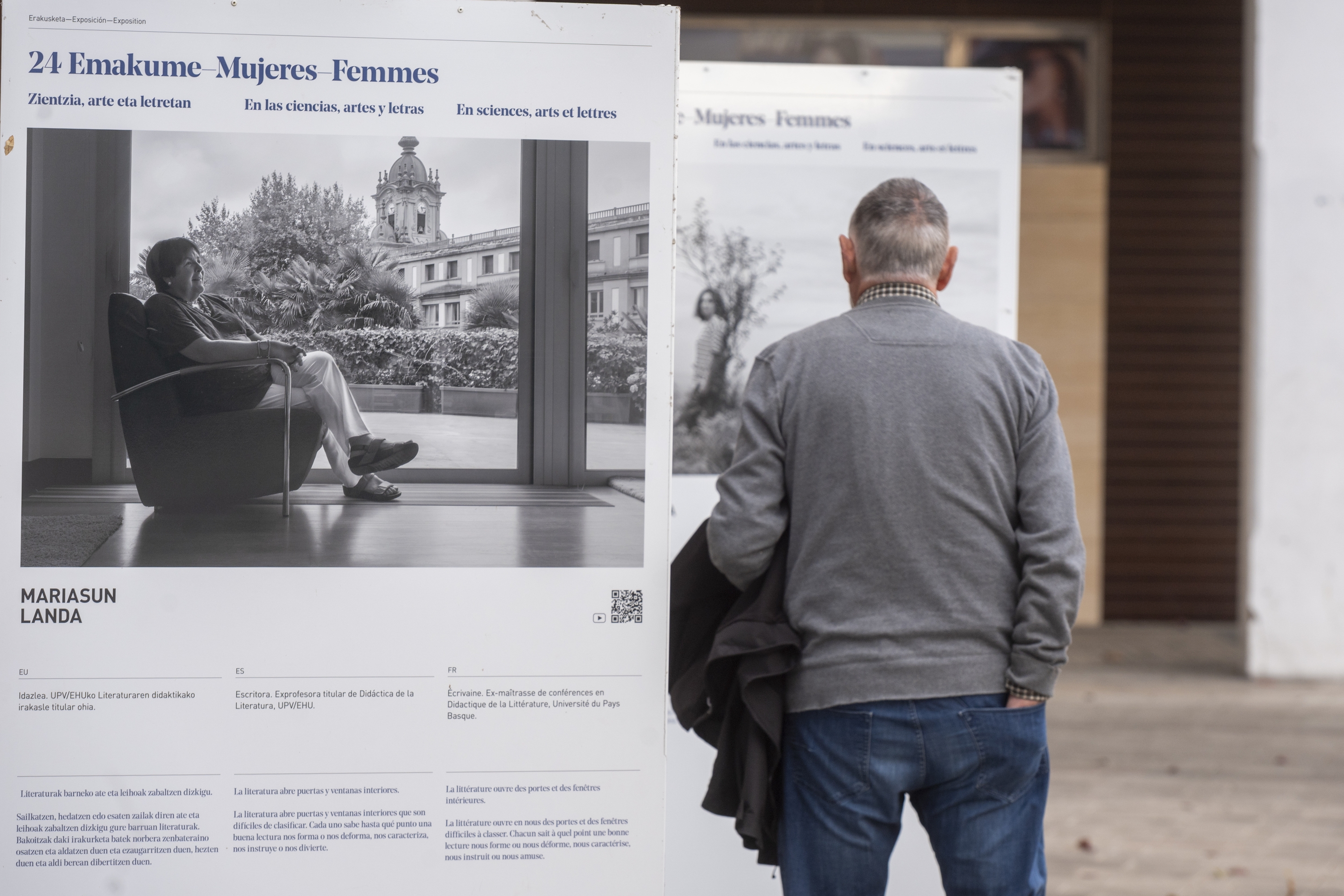 '24 emakume' erakusketa ibiltaria, aste honetan, Beasainen. GORKA RUBIO / FOKU