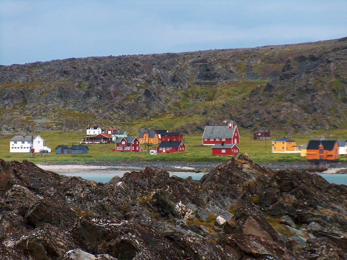 Hamningberg, abandonaturiko arrantzale herri bat, Varanger peninsularen iparraldean. RICKSULMAN