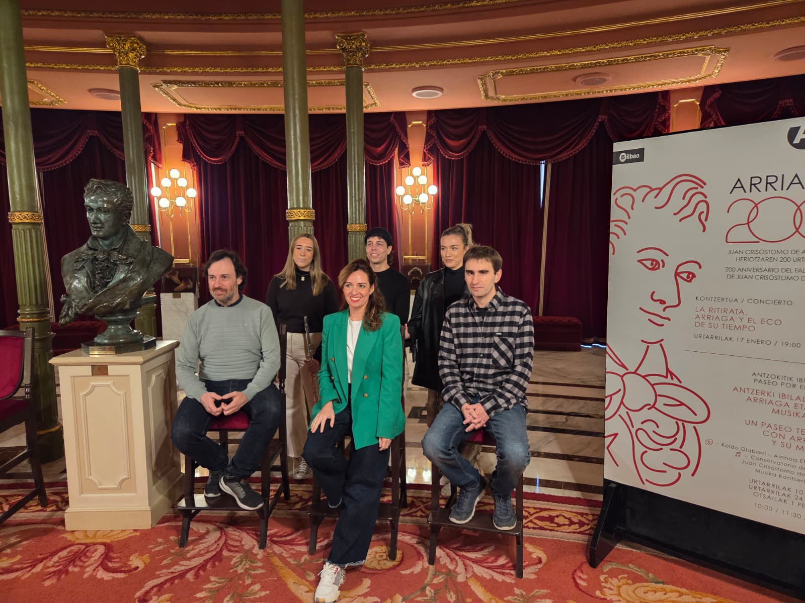 Juan Crisostomo Arriaga konpositorearen omenaldi zikloaren aurkezpena, Bilbon. ARRIAGA ANTZOKIA