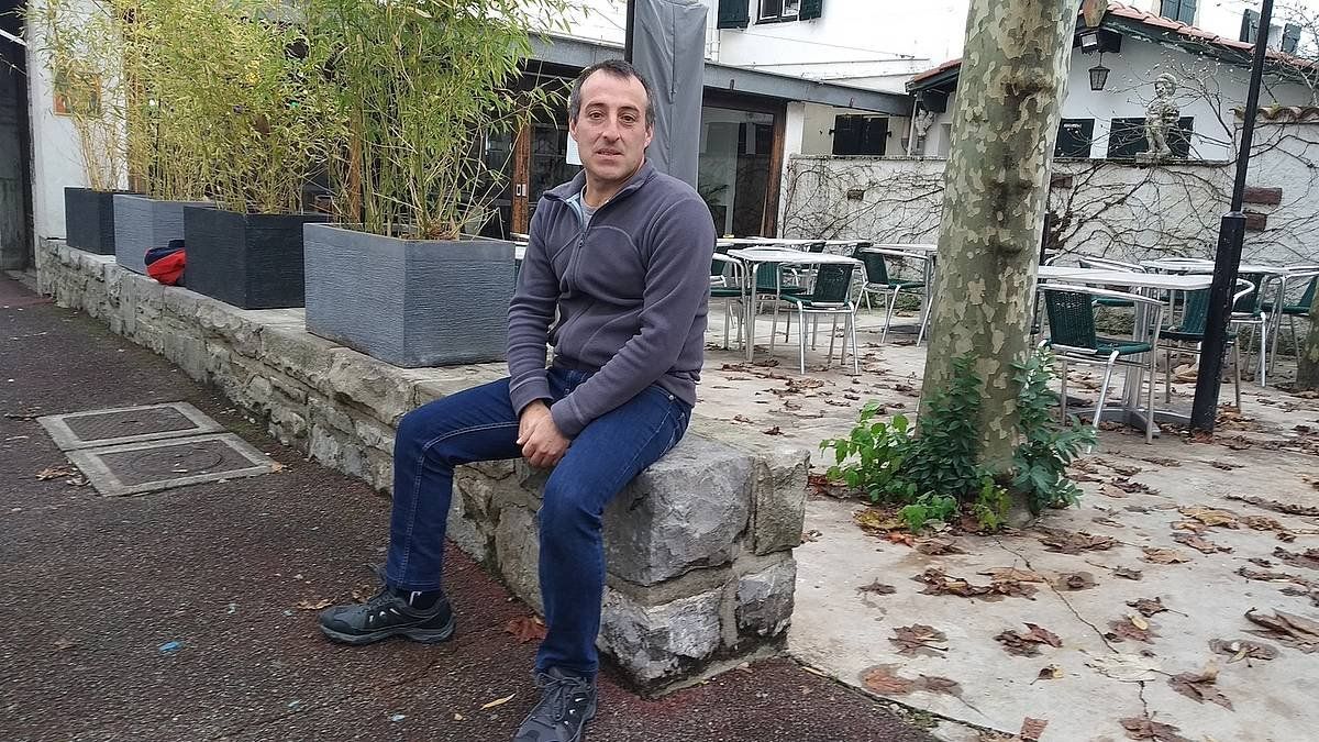 David Pla, joan den abenduan, Hendaian. BERRIA