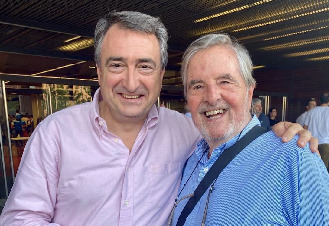 Aitor Esteban eta Marcos Bizkaia, elkarrekin. EAJ