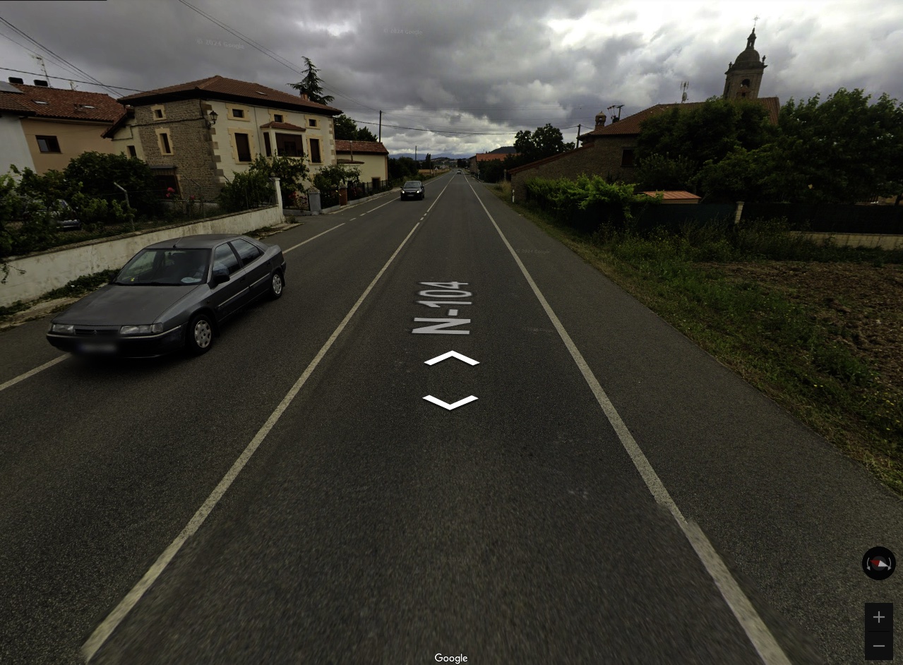 N-104 errepidea Matauku parean. BERRIA