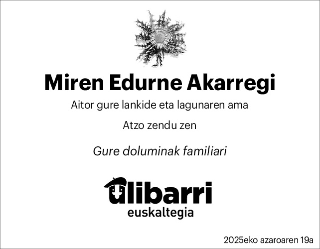 Miren Edurne Akarregi (Ulibarri) 2x2