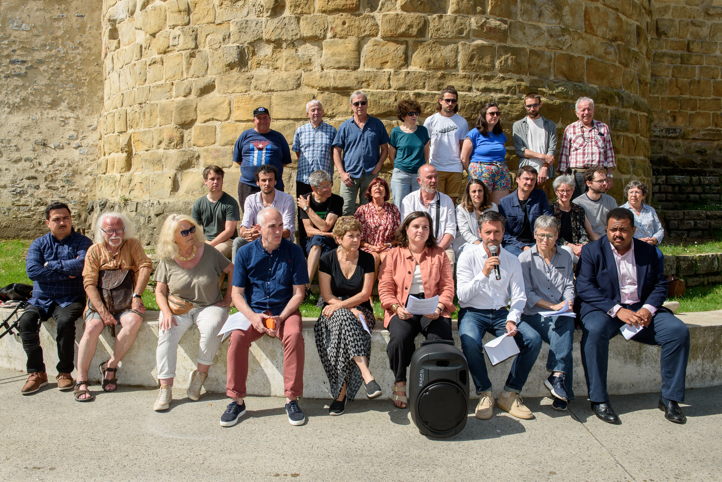 Ekainean aurkeztu zuten Baionako ezkerra biltzeko proiektua. GUILLAUME FAUVEAU