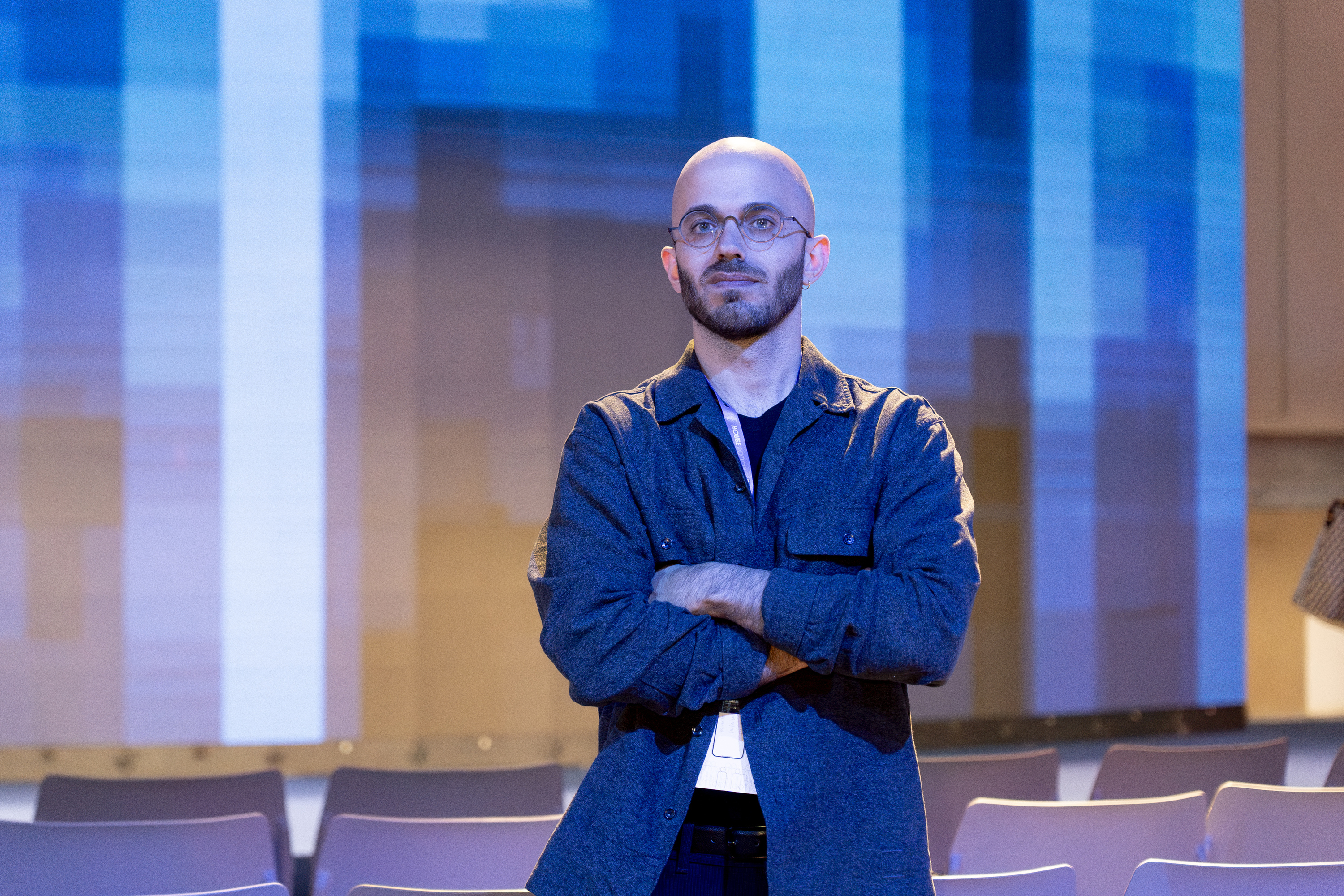 Aleix Arcarons, Bartzelonako Etxebizitzaren Behatoki Metropolitanoko bi zuzendarietako bat. IÑIGO URIZ / FOKU