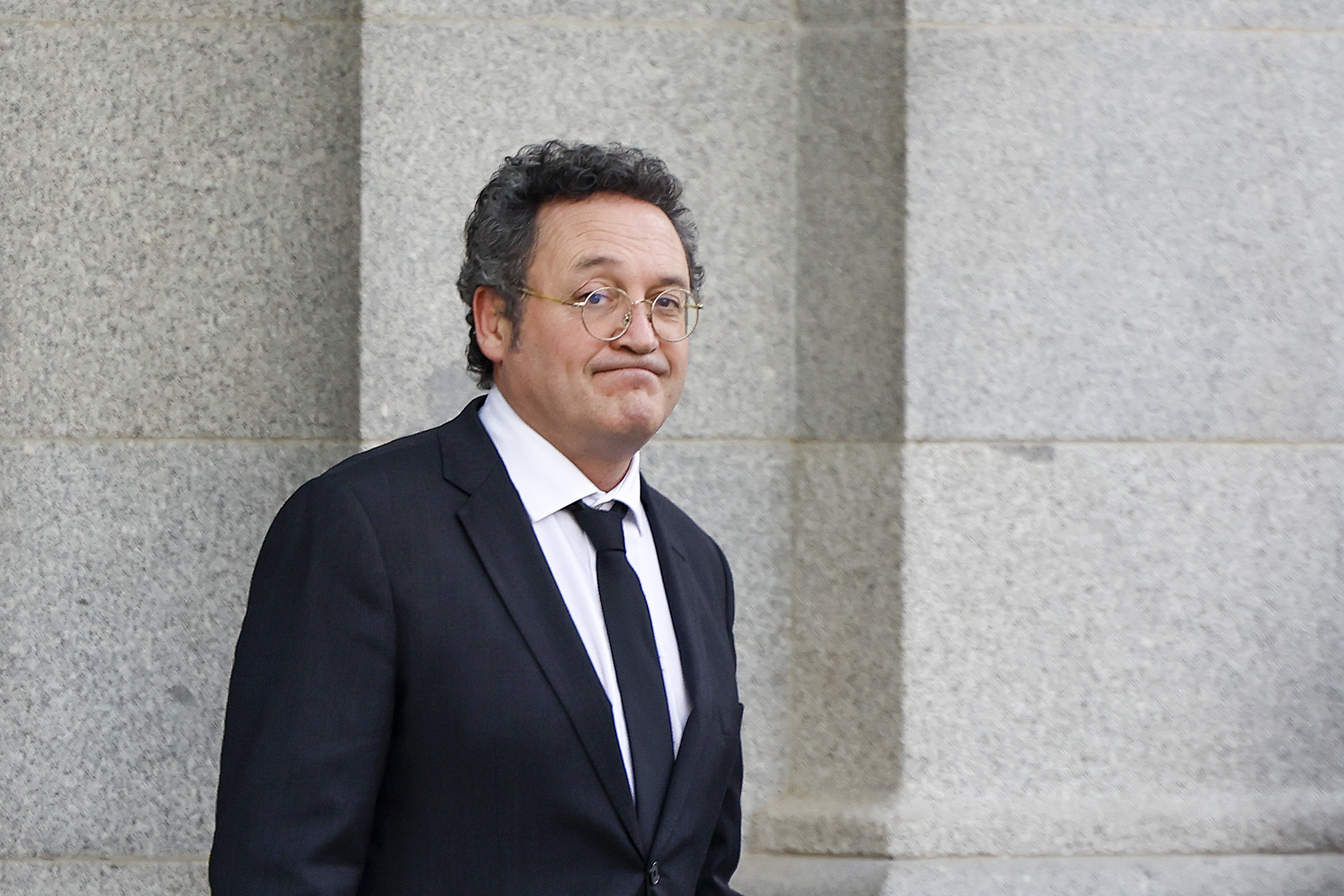 Garcia Ortiz Espainiako fiskal nagusia, aurreko astean, Auzitegi Gorenetik ateratzen. SERGIO PEREZ / EFE