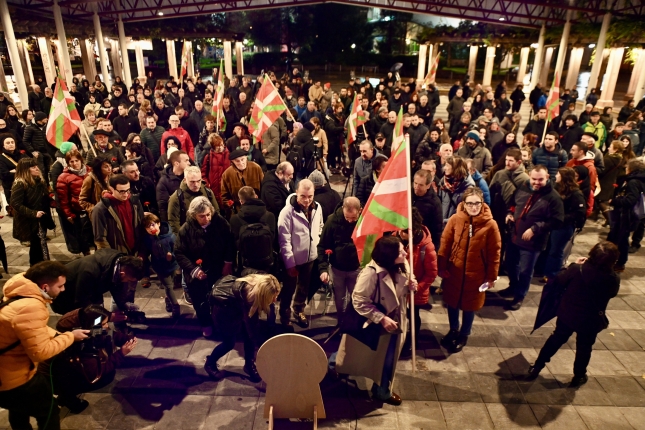 Sortuk antolatutako ekitaldia. MIKEL MARTINEZ DE TRESPUENTES / FOKU