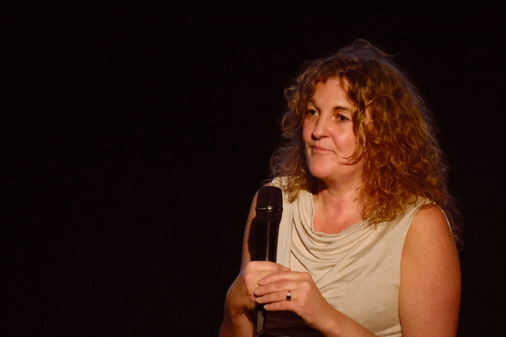 Bernadette O'Rourke, Baionan, azaroaren 5ean. LORENTXA SARAGUETA