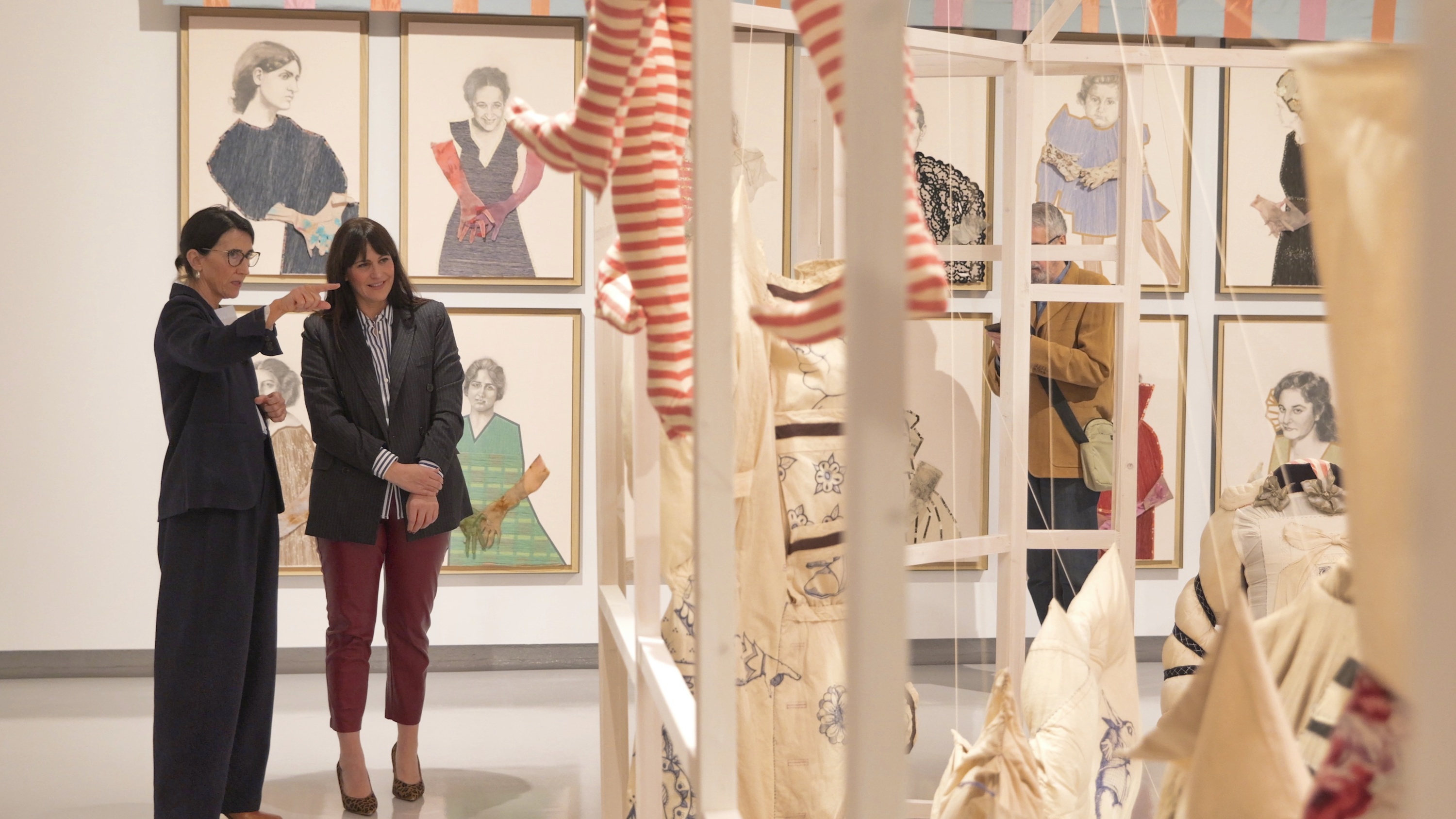 Rut Olabarria artistaren erakusketa Rekalde aretoan. BIZKAIKO FORU ALDUNDIA