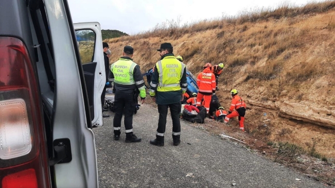 Istripua gertatu den lekua. GUARDIA ZIBILA