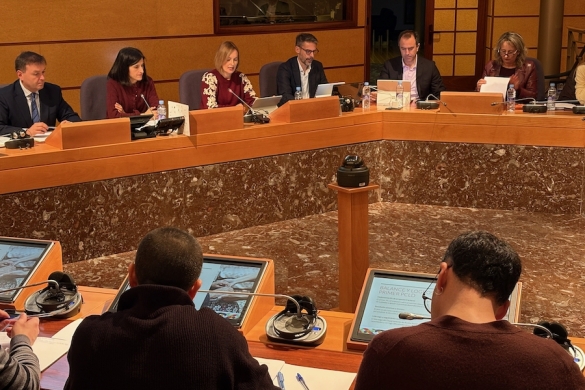 Bizkaiko Batzar Nagusietako Gizarte Ekintza Batzordearen bilkura, gaur, Bilbon. BERRIA