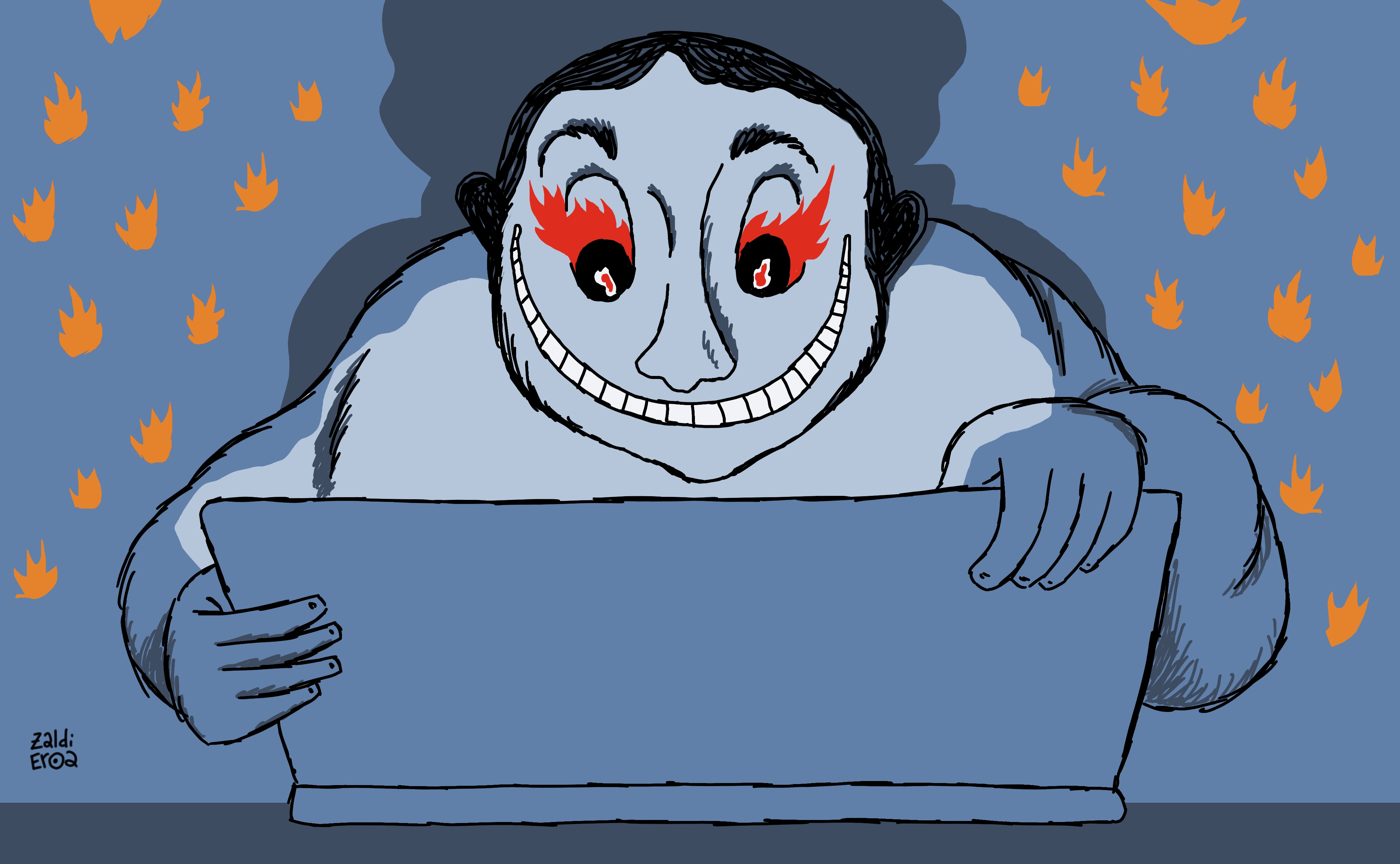 'Hate-watching' delakoan gorrotoa eta lilura nahasten dira, eta emozio horiek lotzen dute ikuslea pantailara. ZALDIEROA