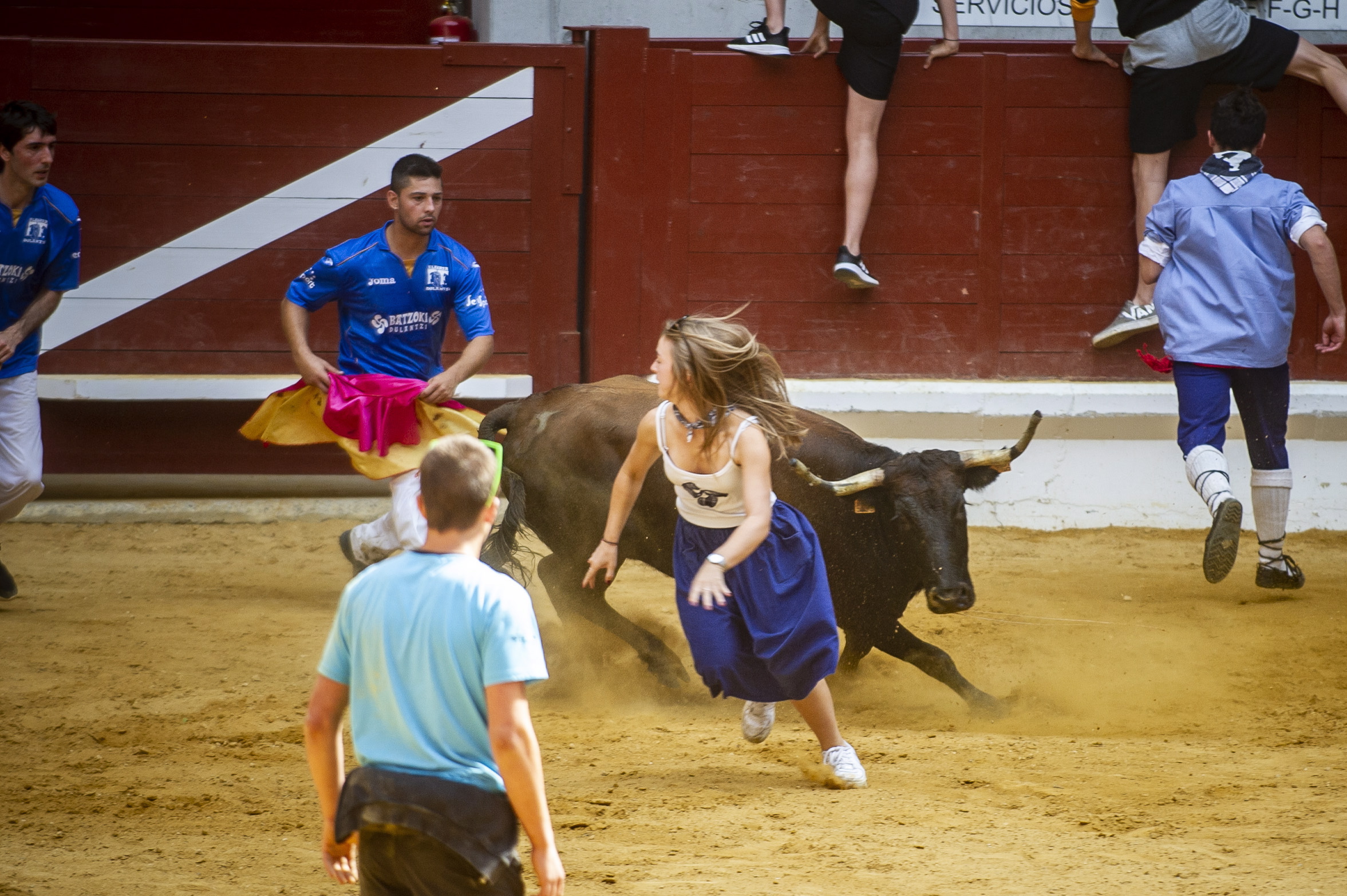 Bigantxa ikuskizun bat Gasteizko jaietan. JAIZKI FONTANEDA / FOKU