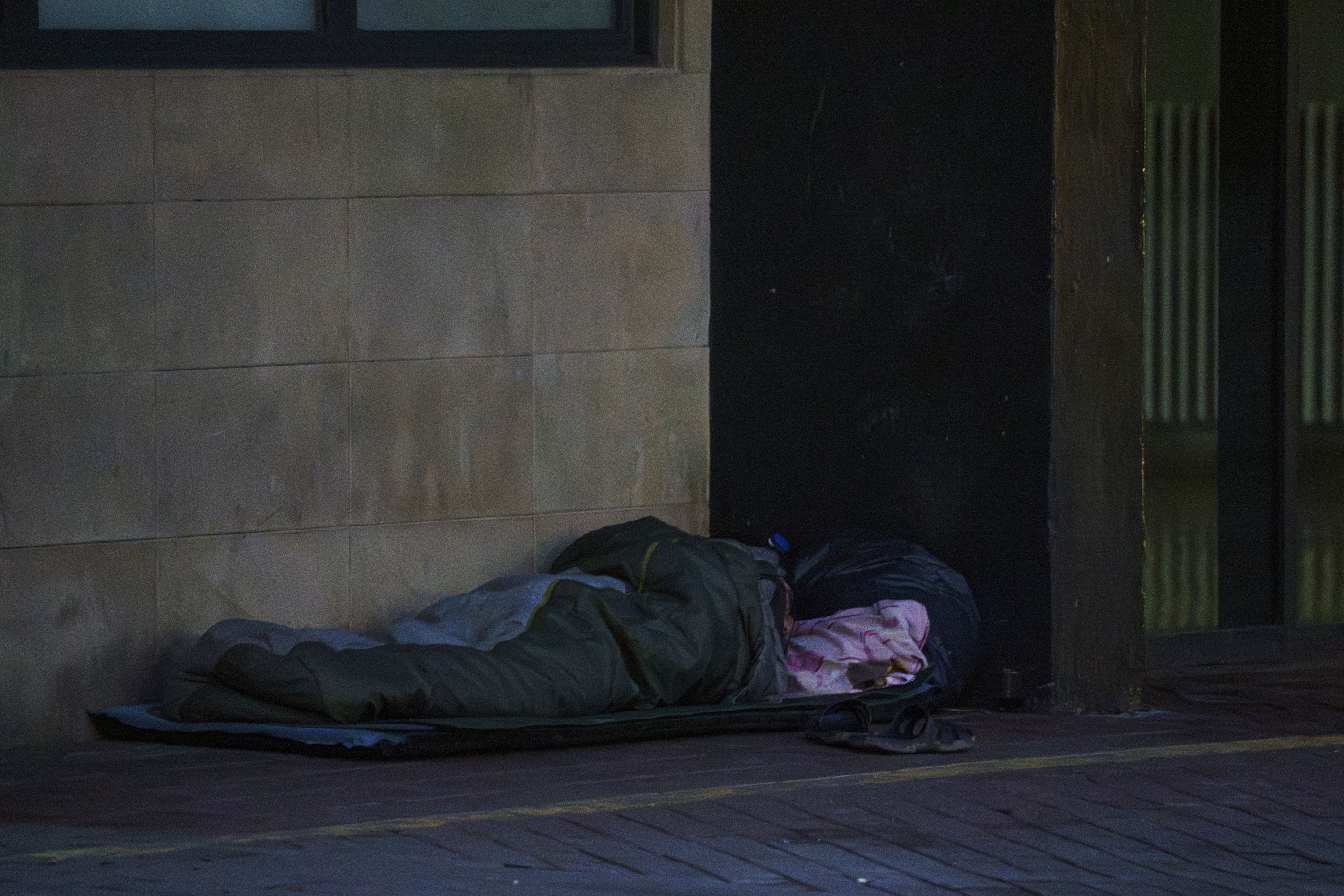 Etxegabe baten irudia, artxiboko irudi batean. JON URBE / FOKU