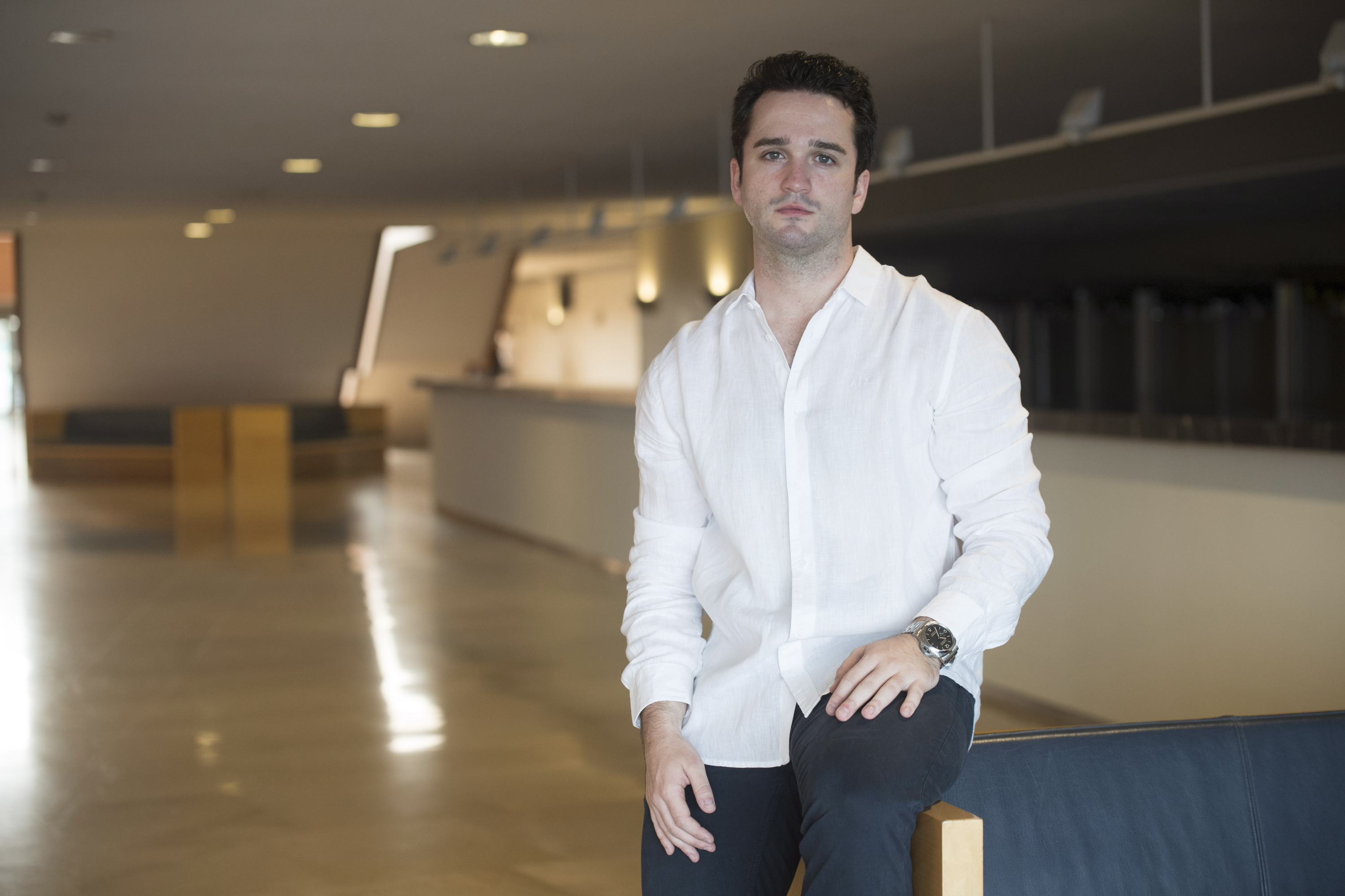 Xabier Anduaga Martinez tenorra, 2020an, Donostiako Kursaal auditoriumean. JUAN CARLOS RUIZ / FOKU