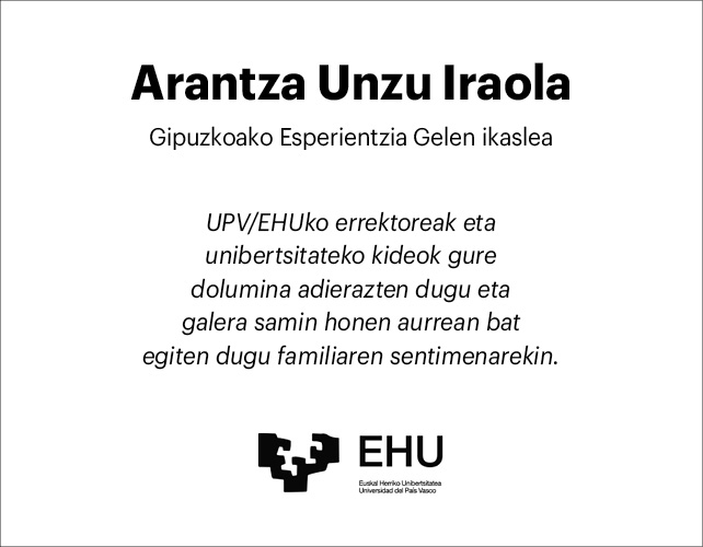 Arantza Unzu (EHU) 2x2
