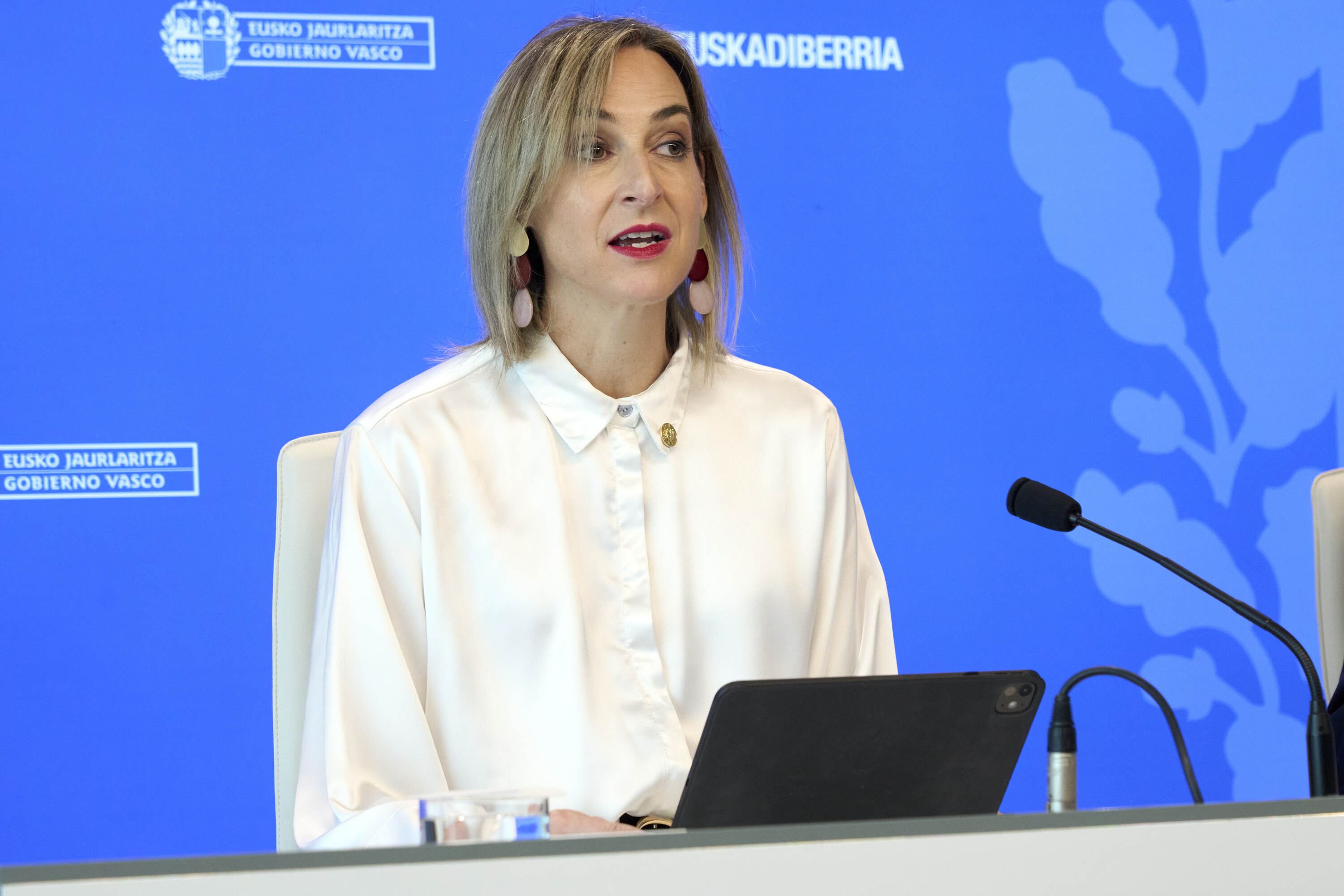 Maria Ubarretxena Eusko Jaurlaritzako eleduna. L. RICO / EFE