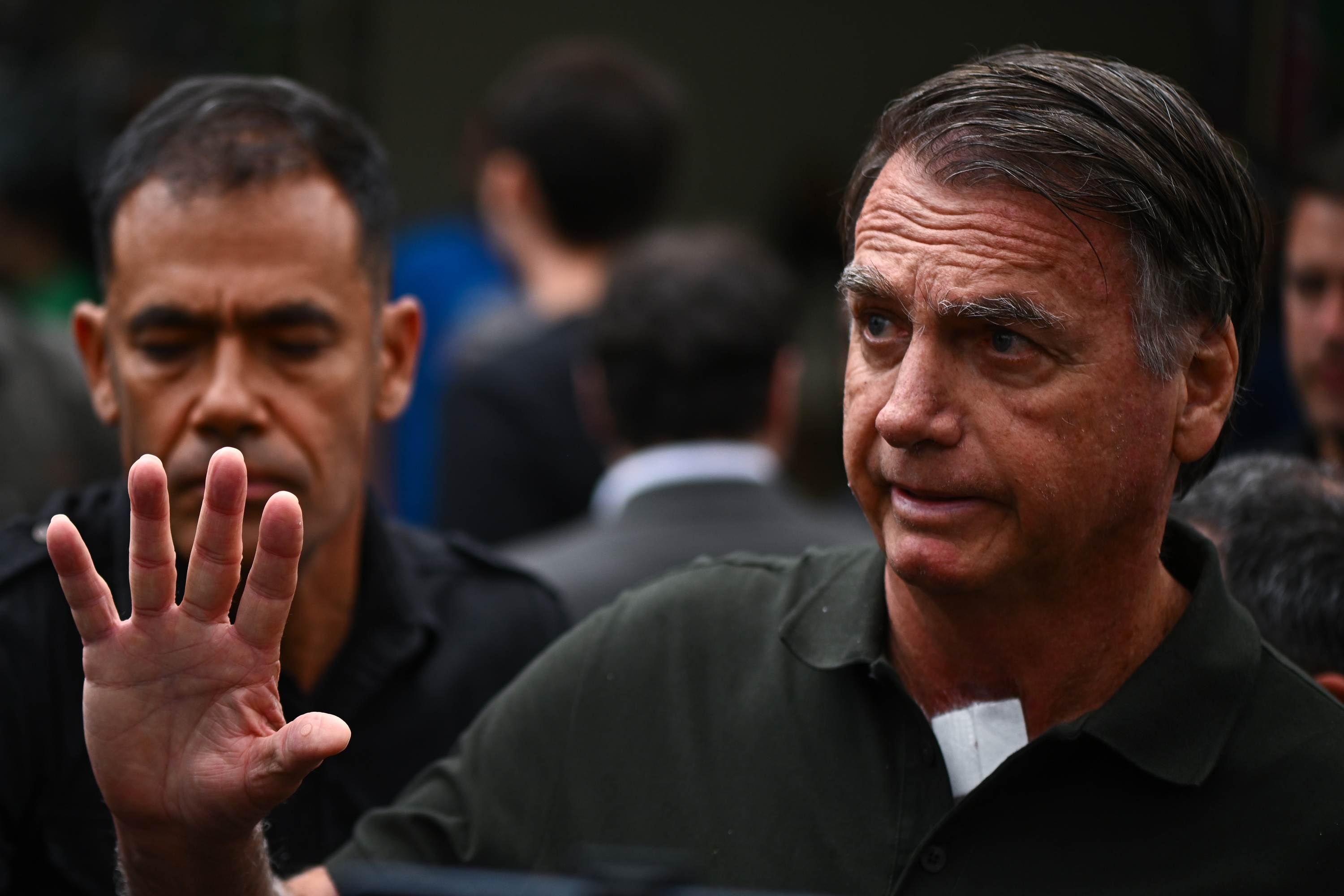 Bolsonaro, irailean, Brasilian. ANDRE BORGES / EFE