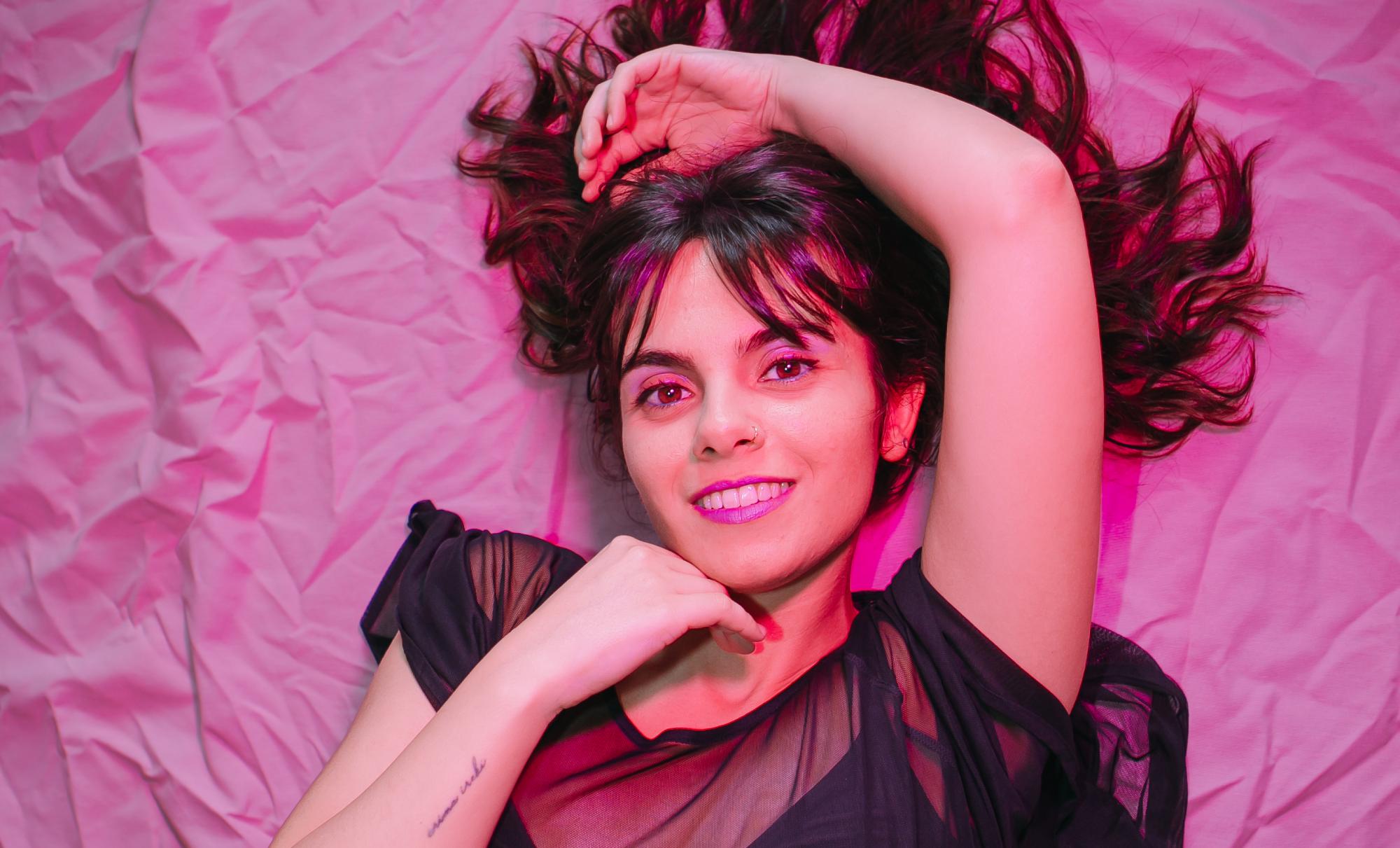 Marina Landa Aria musika taldeko abeslaria. BERRIA